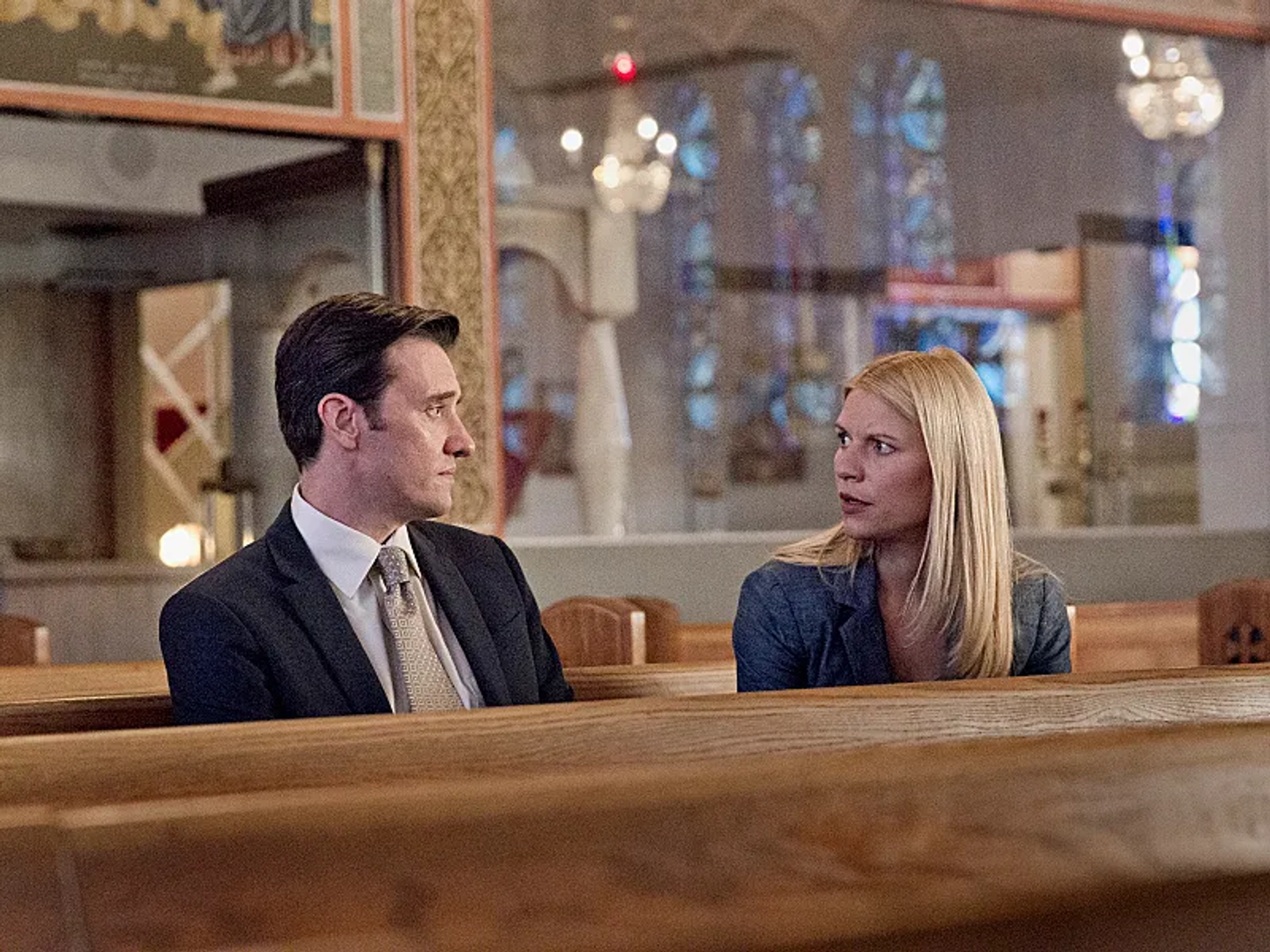 Claire Danes and Jason Butler in Homeland (2011)