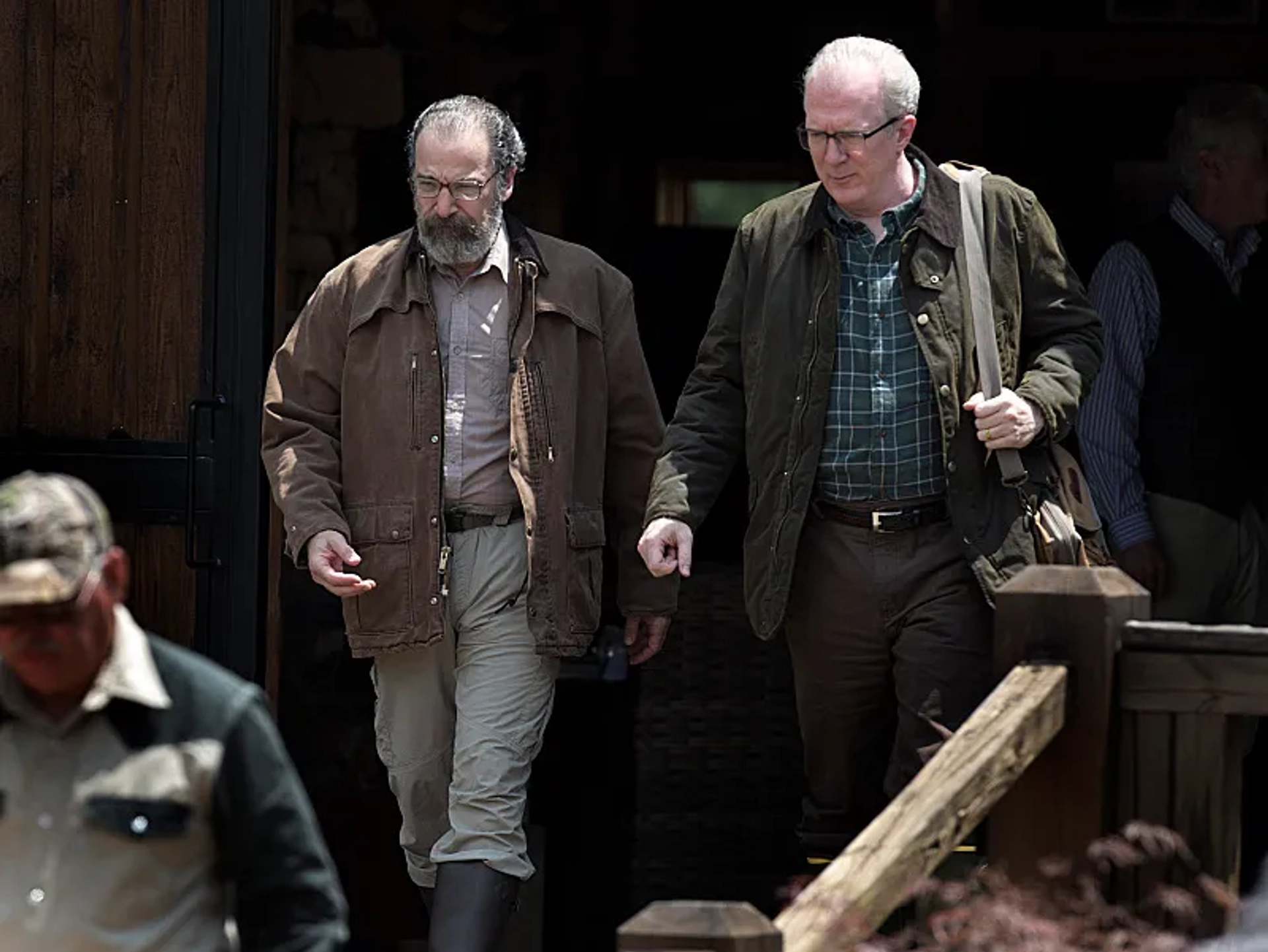 Mandy Patinkin and Tracy Letts in Homeland (2011)