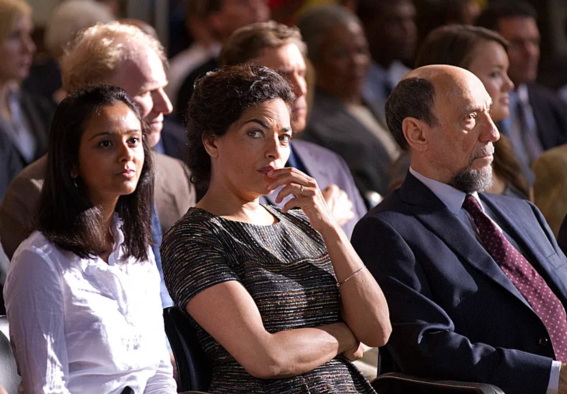 F. Murray Abraham and Sarita Choudhury in Homeland (2011)