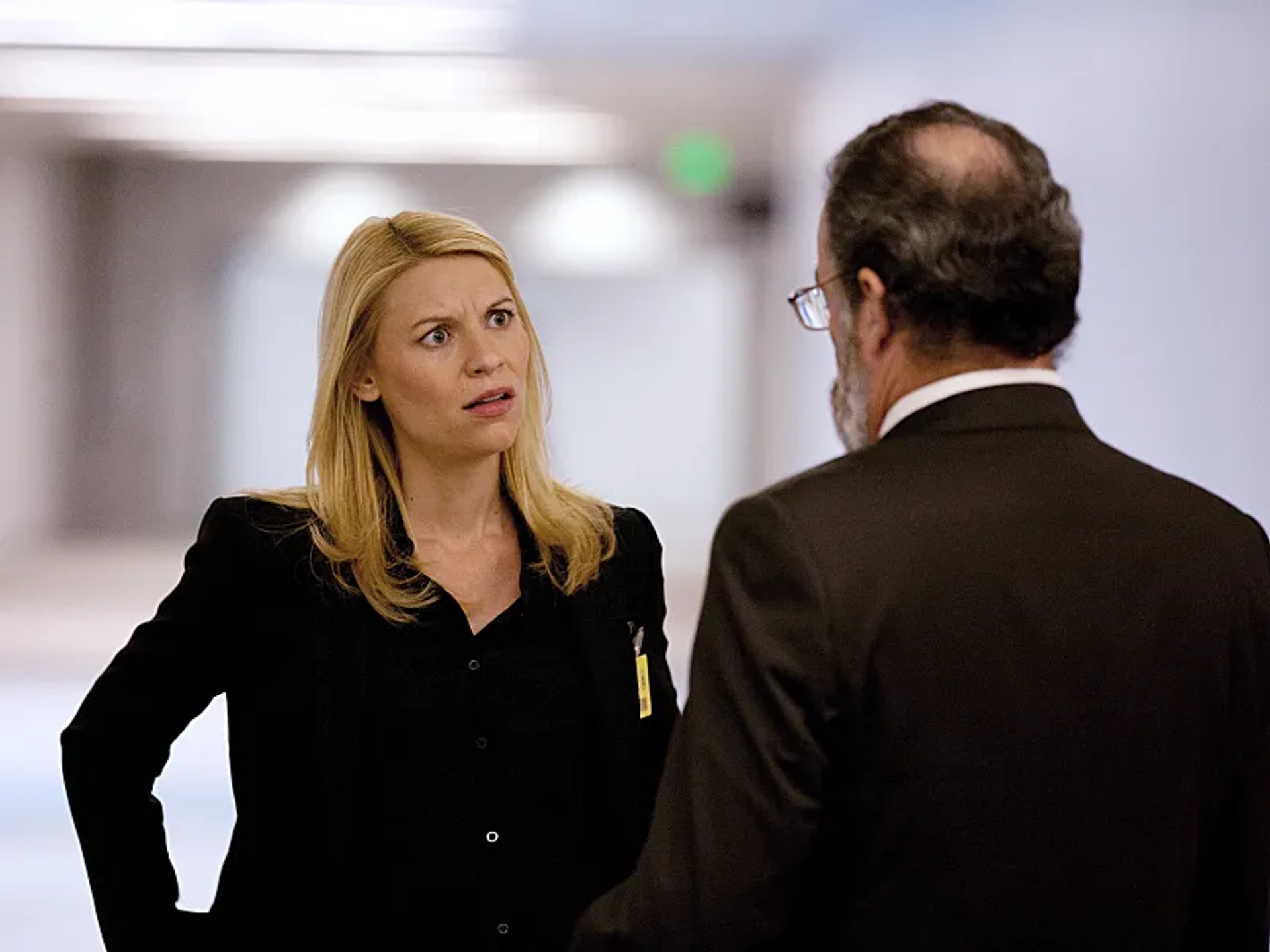 Claire Danes and Mandy Patinkin in Homeland (2011)