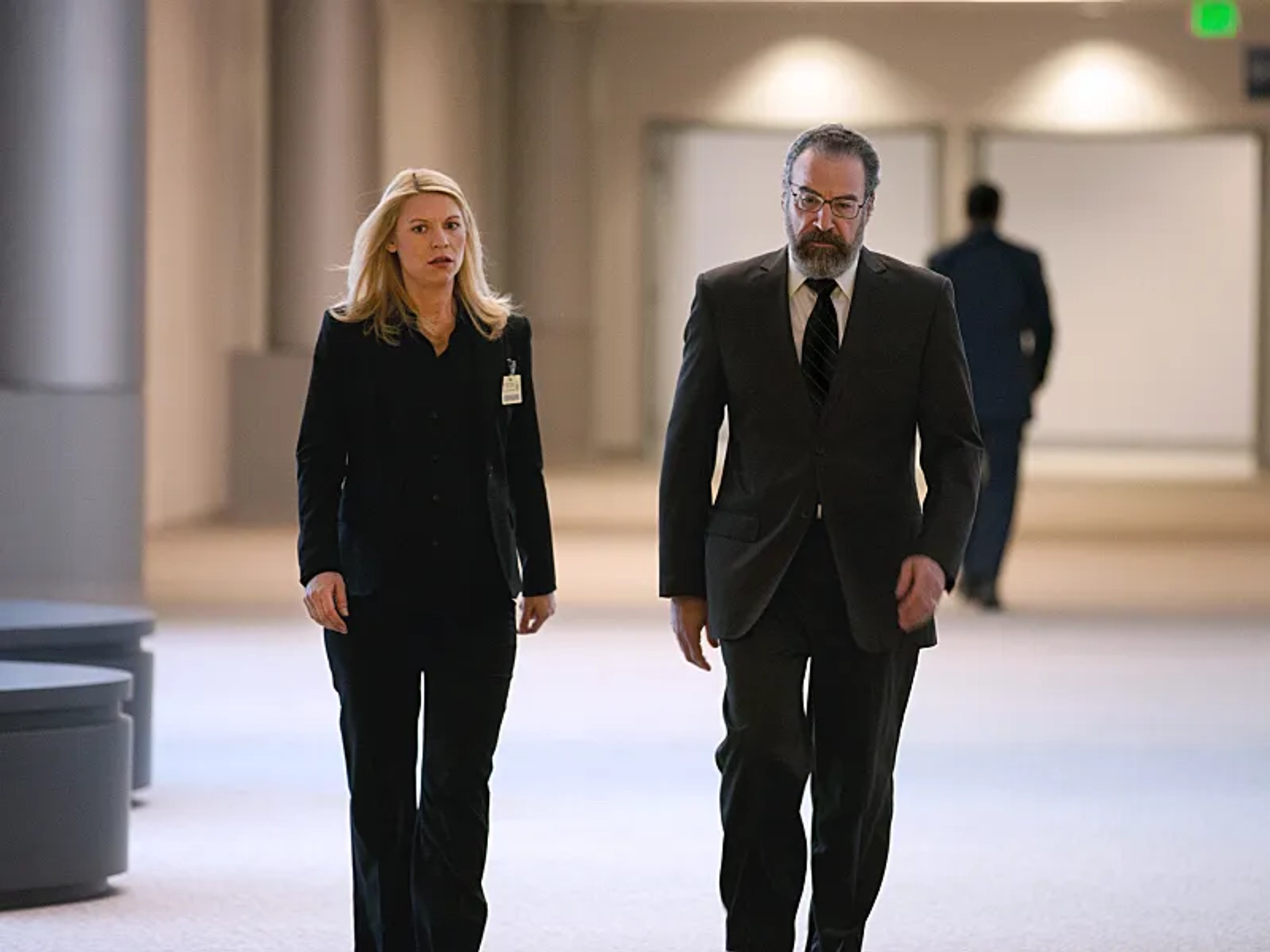 Claire Danes and Mandy Patinkin in Homeland (2011)