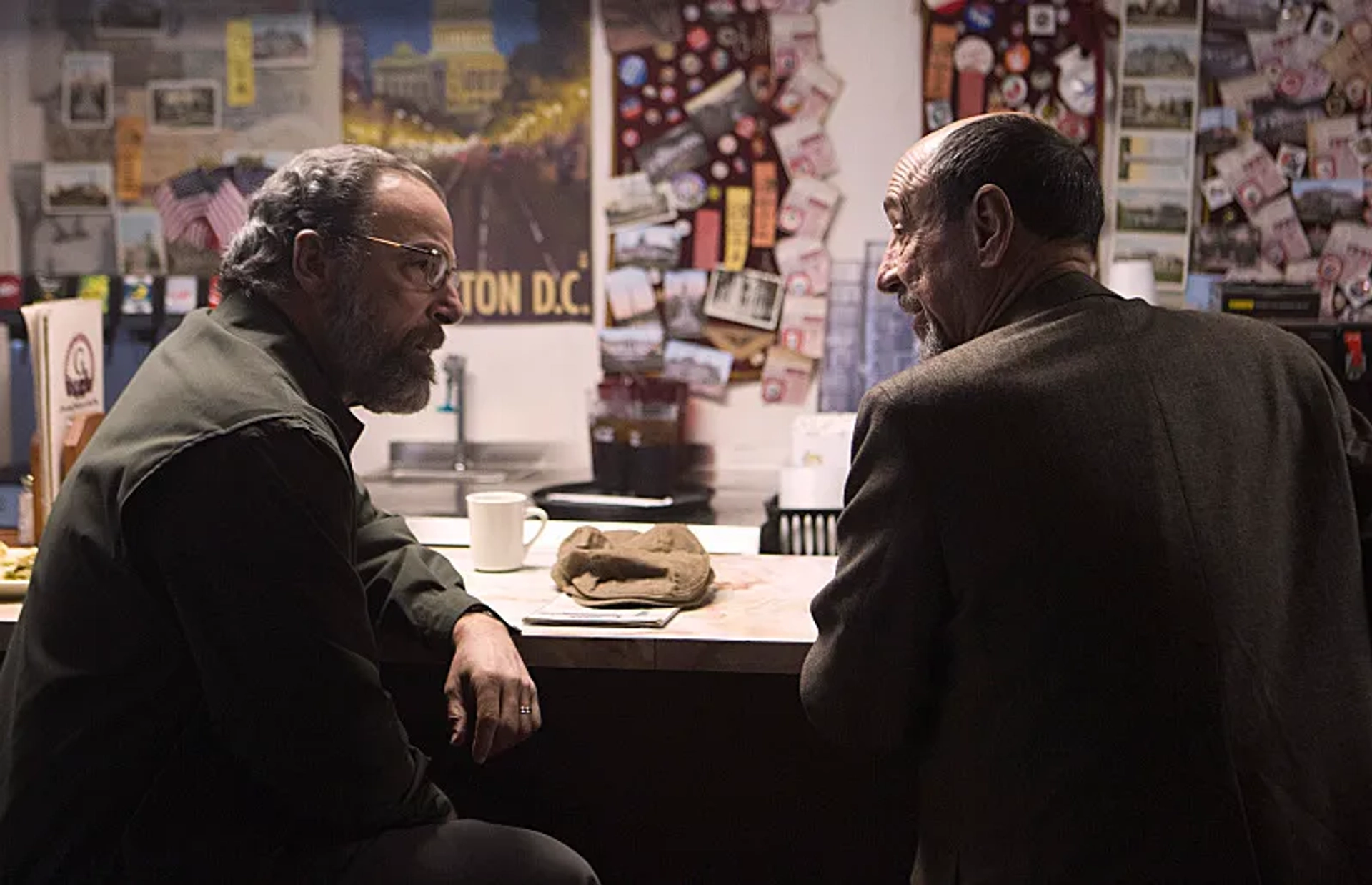 F. Murray Abraham and Mandy Patinkin in Homeland (2011)