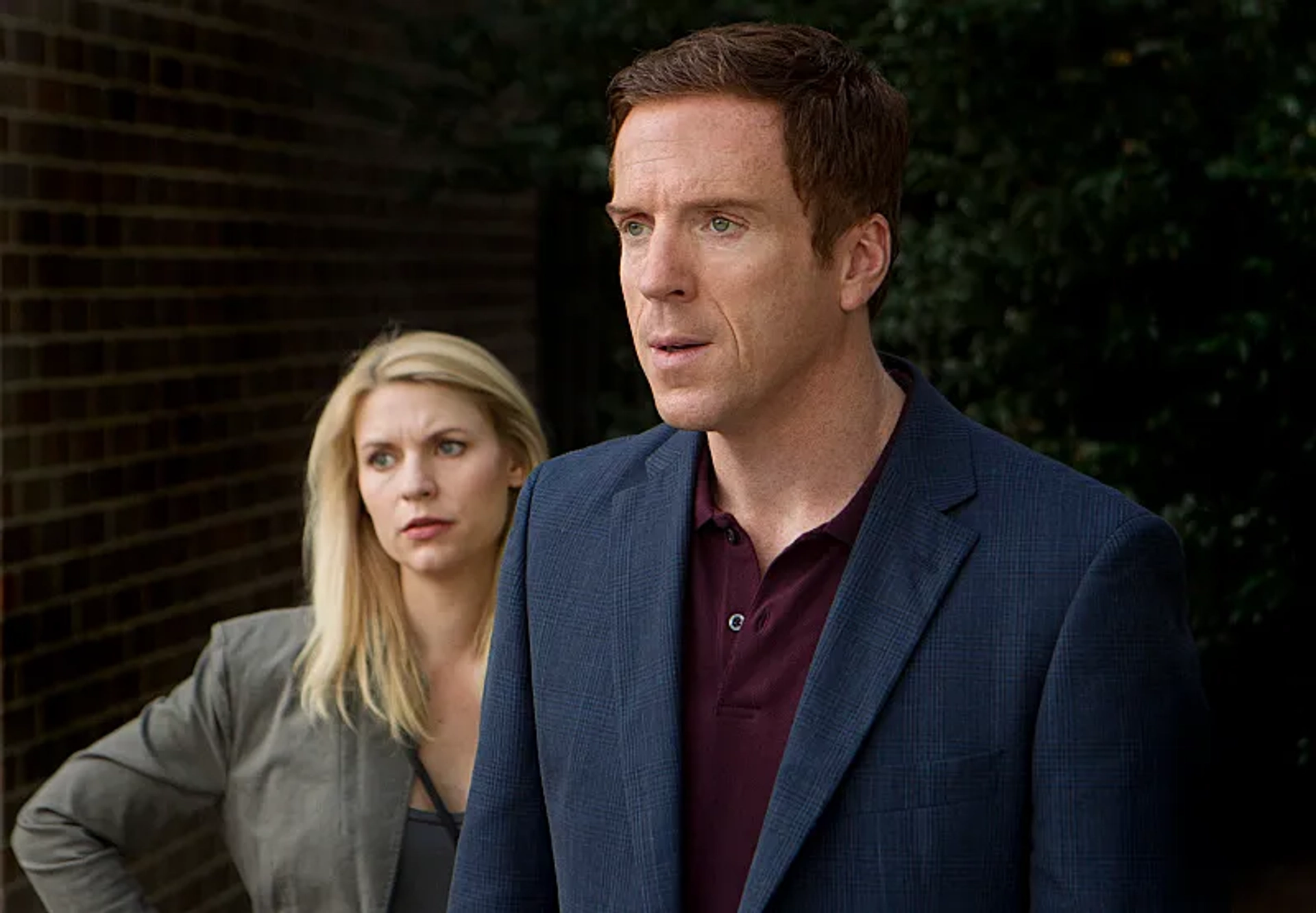 Claire Danes and Damian Lewis in Homeland (2011)