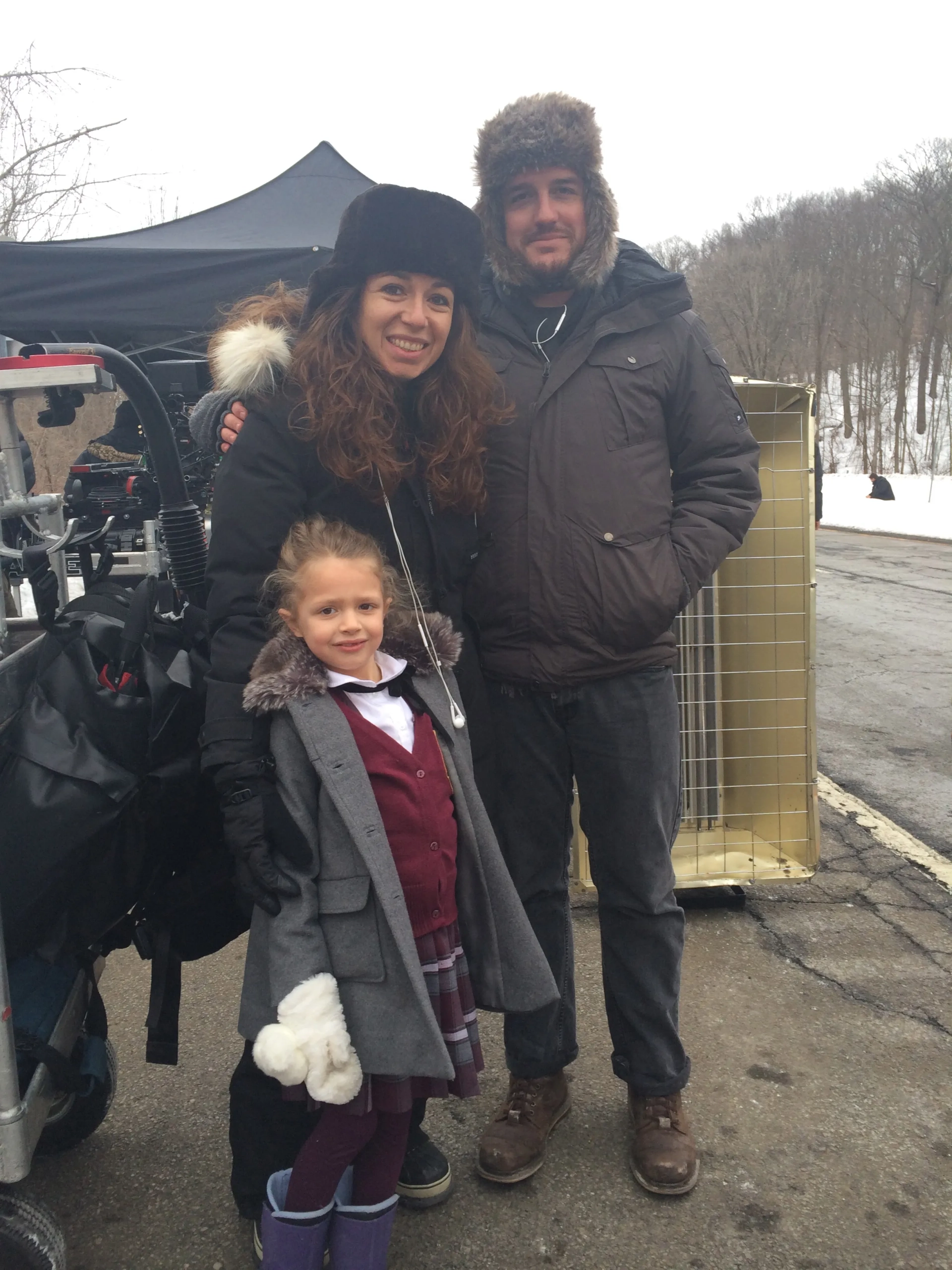 Giselle Eisenberg & Producers Anna Gerb and Neal Dodson A MOST VIOLENT YEAR