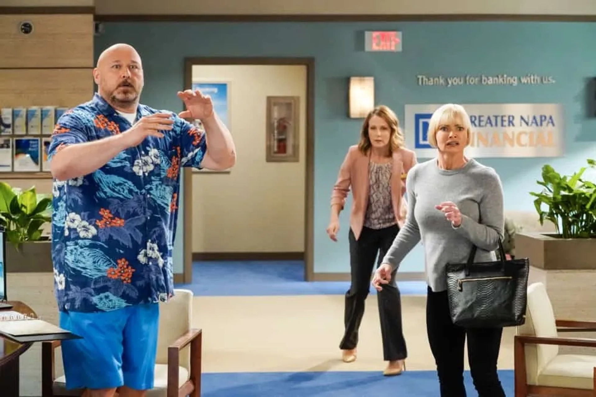 Jaime Pressly, Lilli Birdsell, and Will Sasso in Mom: Scooby-Doo Checks and Salisbury Steak (2021)