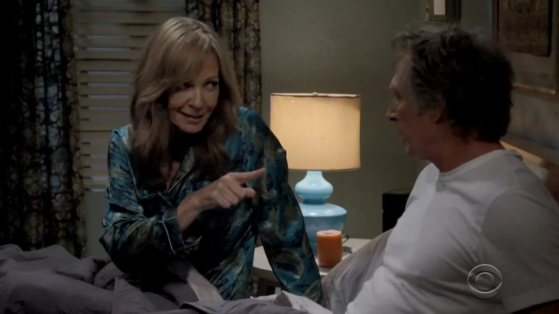 William Fichtner and Allison Janney in Mom: Pop Pop and a Puma (2019)