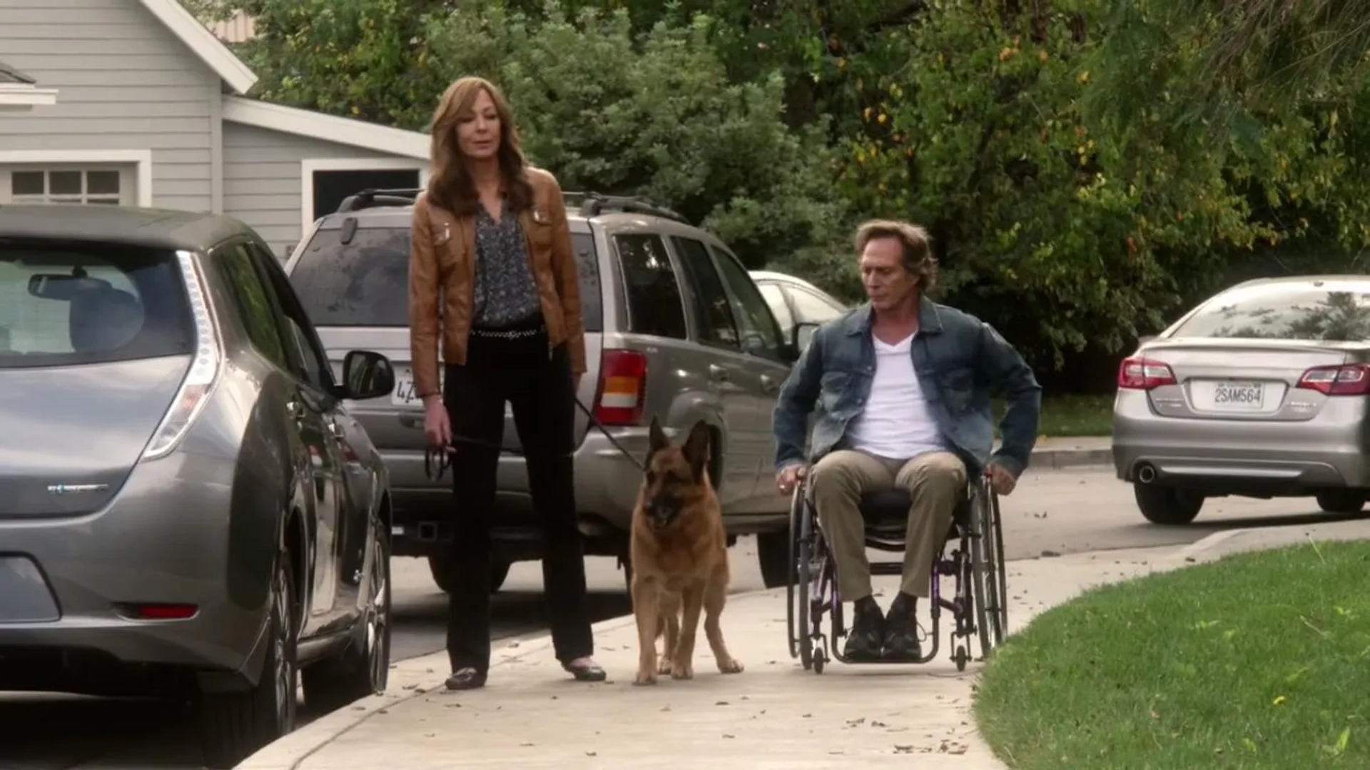 William Fichtner and Allison Janney in Mom (2013)