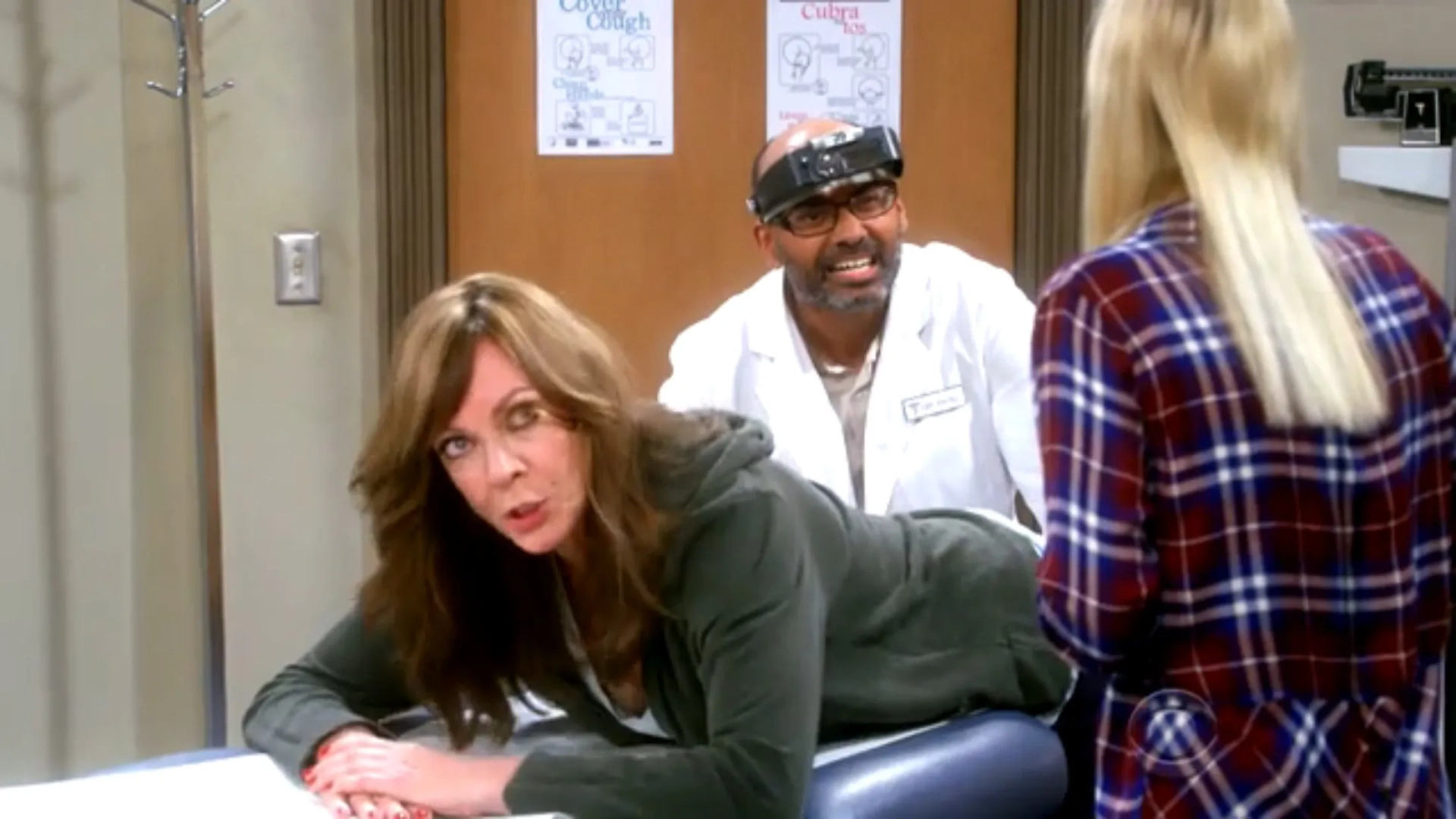 "Mom" features, from left, Allison Janney, Sean T. Krishnan, Anna Faris.