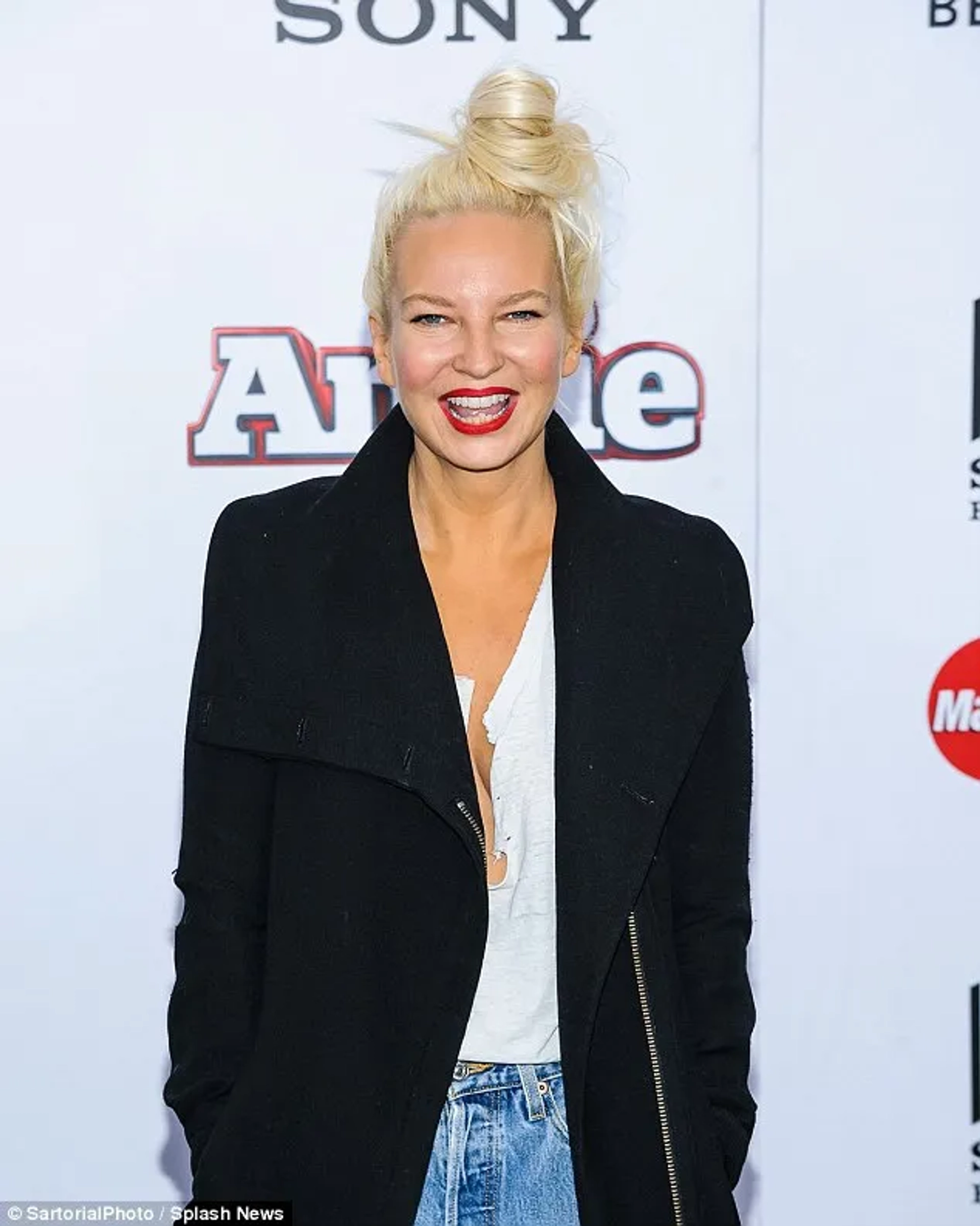 Sia at an event for Annie (2014)