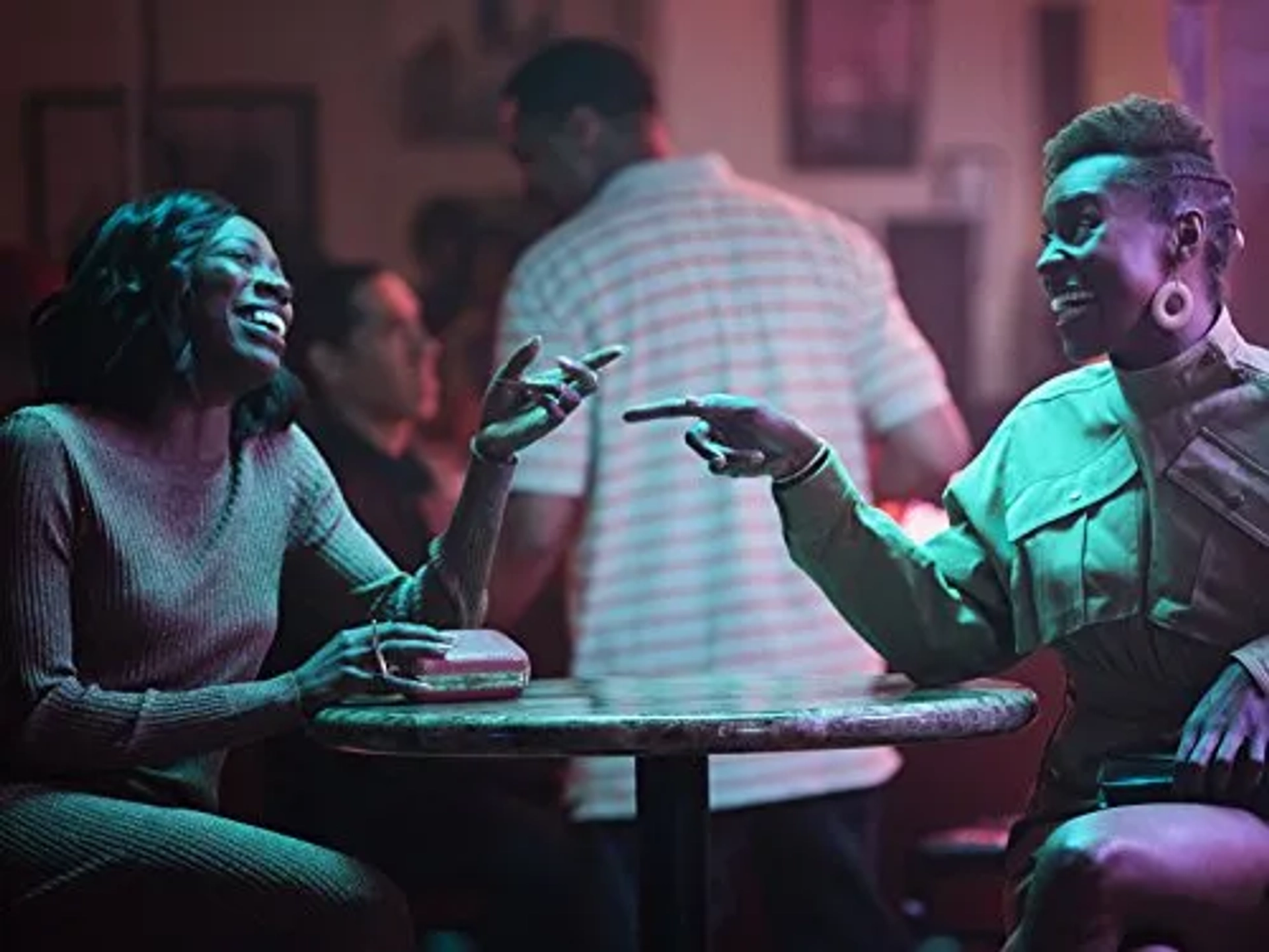 Yvonne Orji and Issa Rae in Insecure (2016)