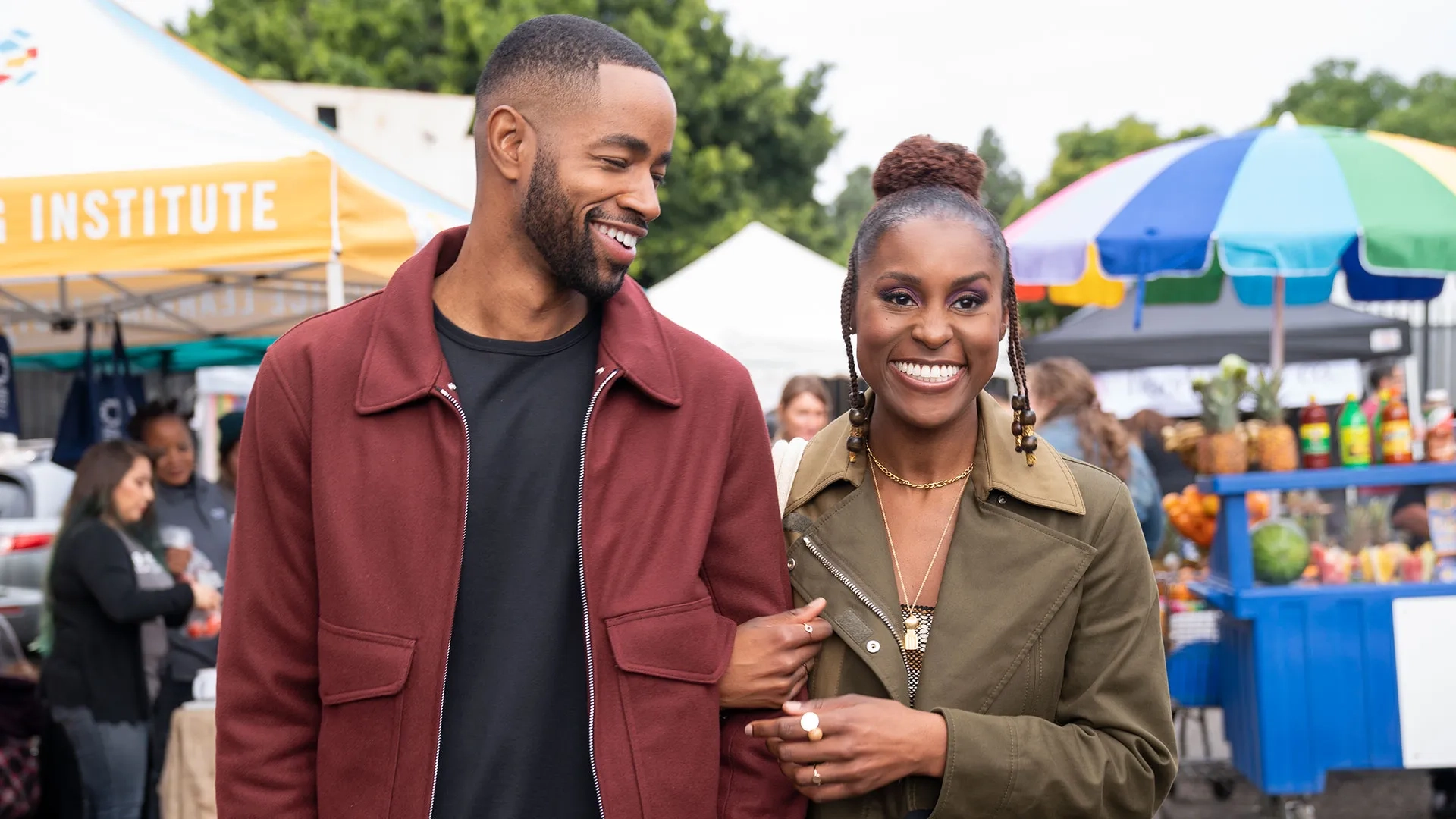 Jay Ellis and Issa Rae in Insecure: Lowkey Lost (2020)