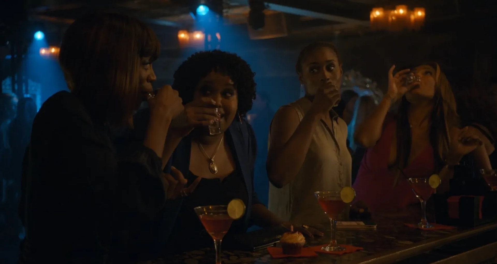 Amanda Seales, Yvonne Orji, Issa Rae, and Natasha Rothwell in Insecure (2016)