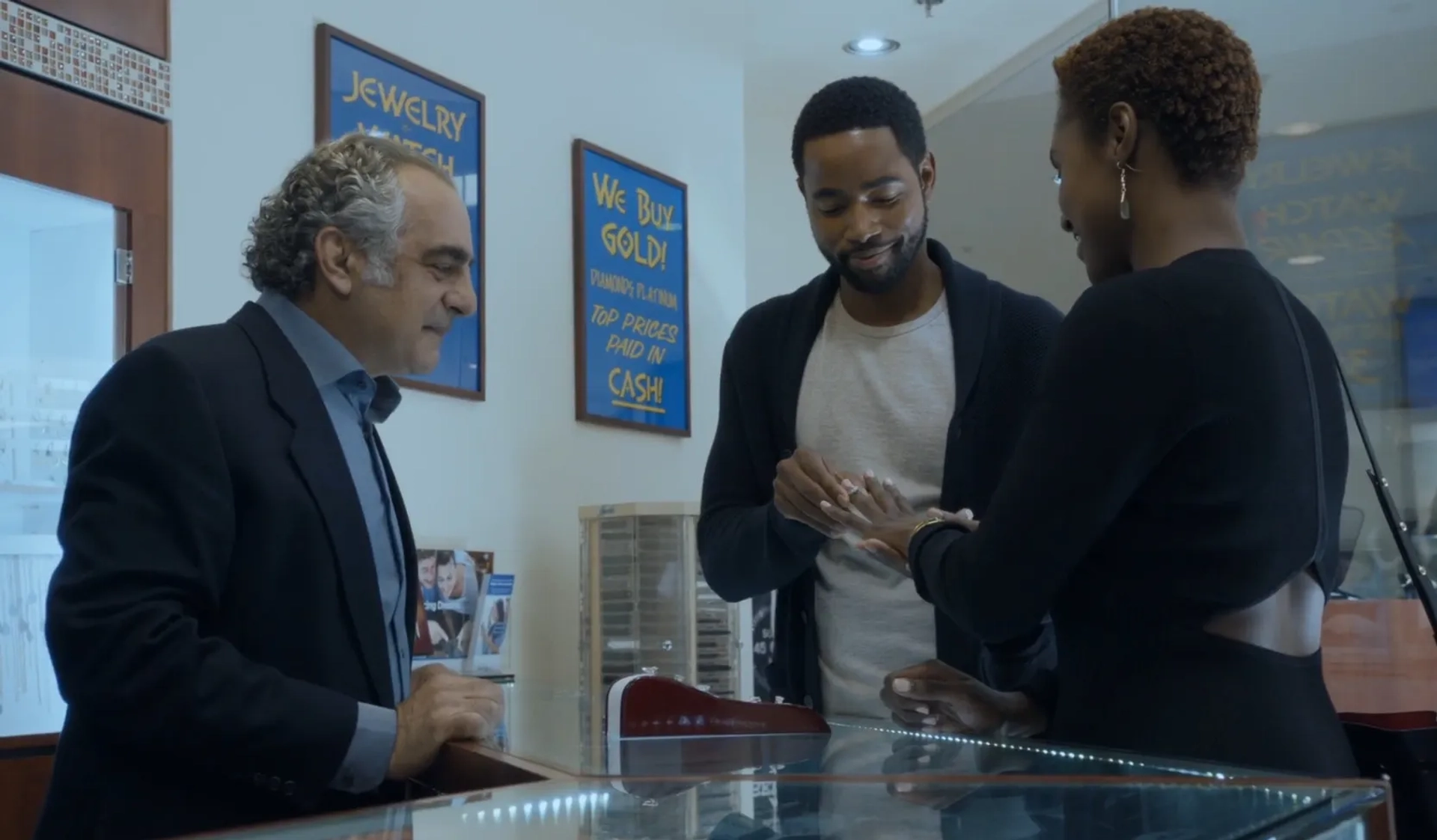 Joe Marinelli, Jay Ellis, and Issa Rae in Insecure (2016)