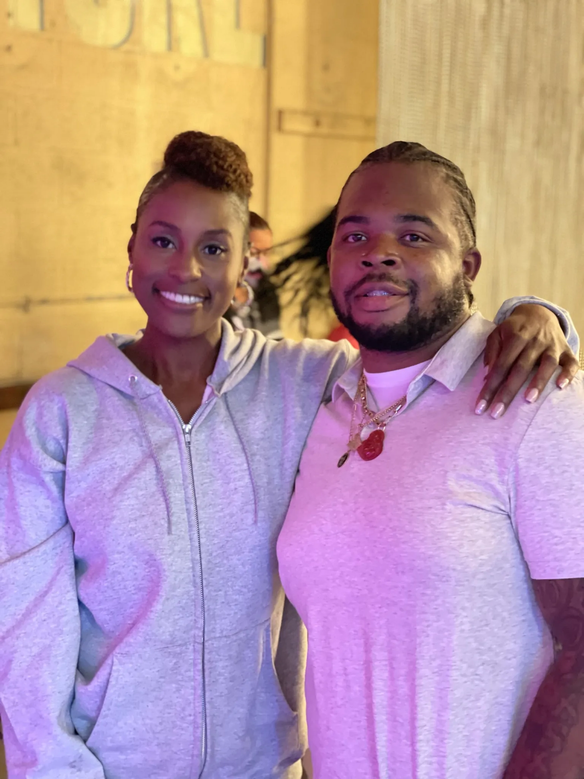 Trevion Twosifix Pleasant and Issa Rae in Insecure (2016)