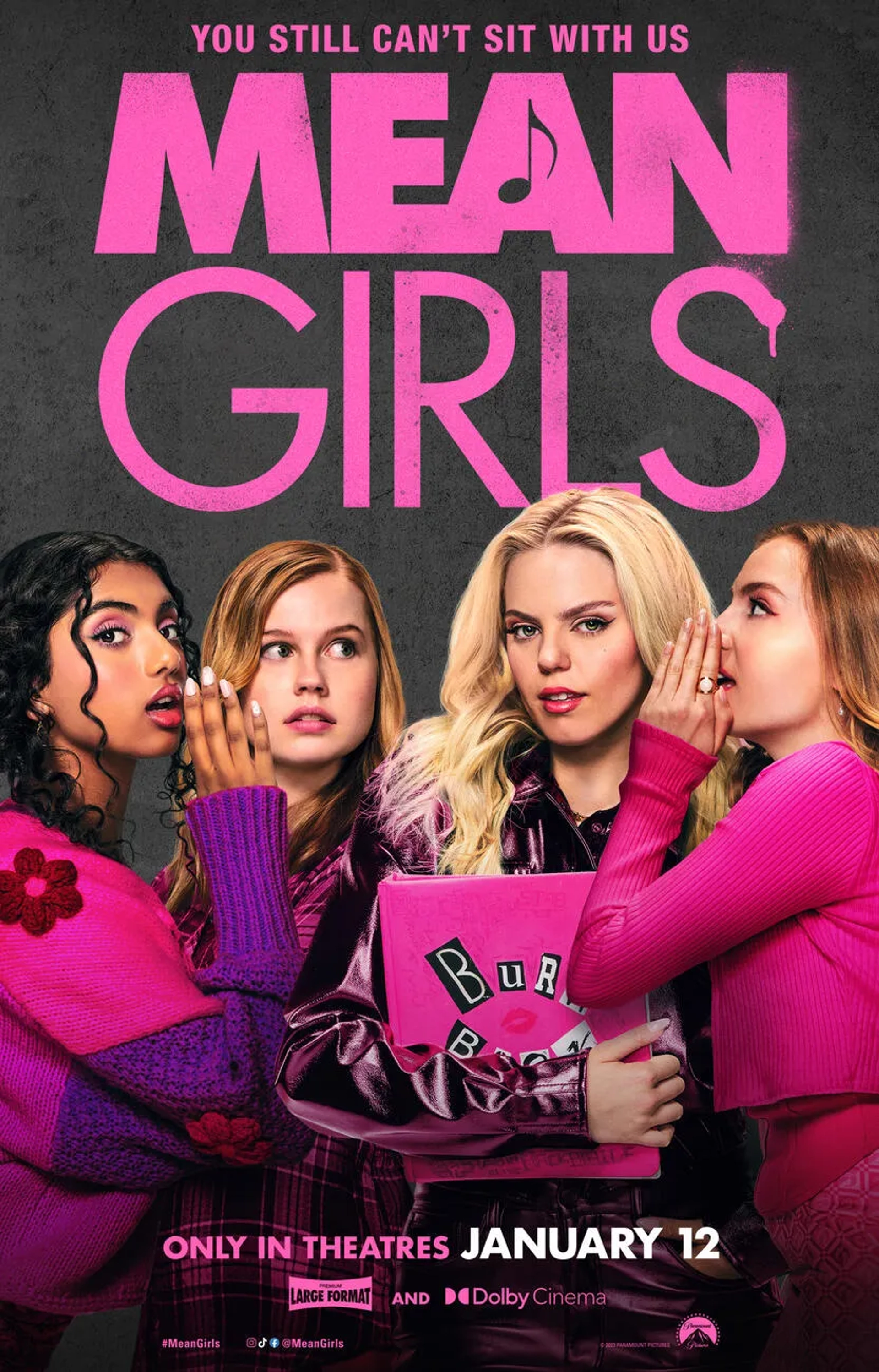 Reneé Rapp, Angourie Rice, Bebe Wood, and Avantika in Mean Girls (2024)