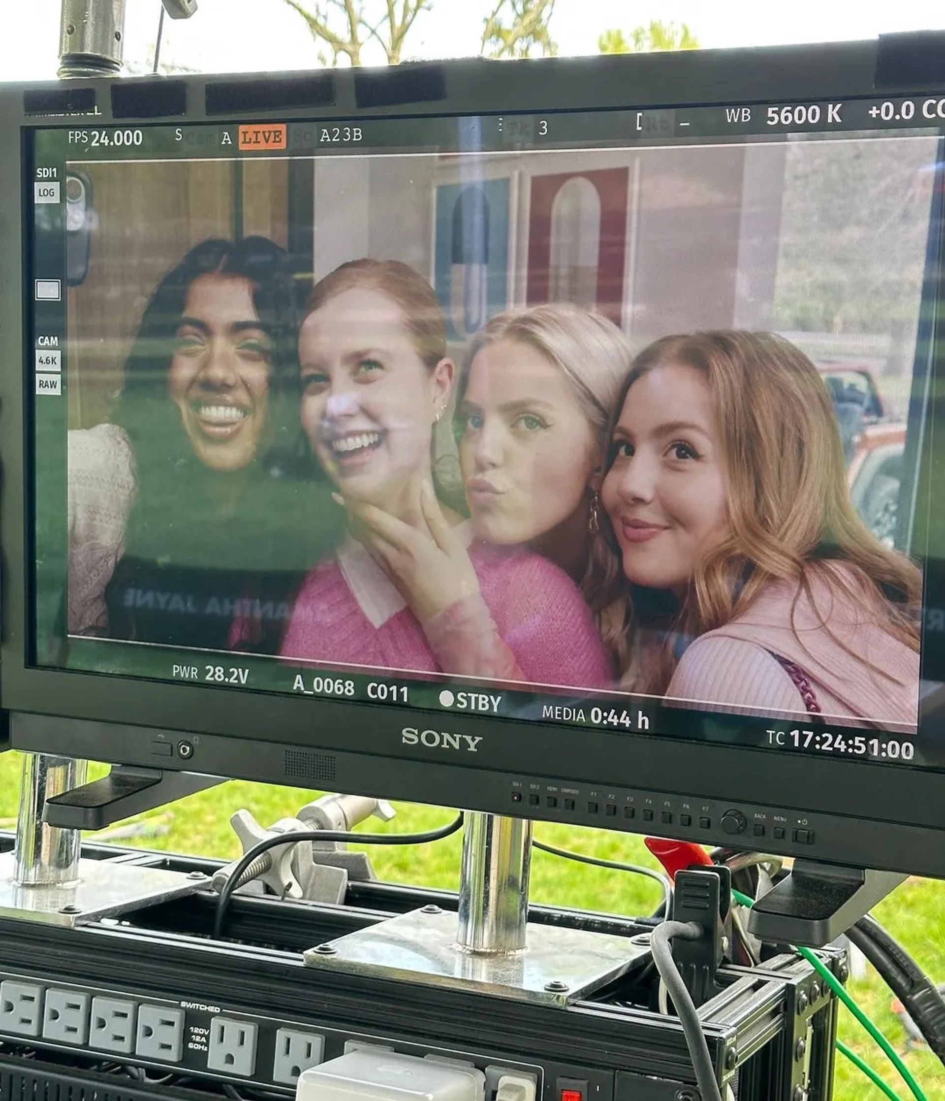 Reneé Rapp, Angourie Rice, Bebe Wood, and Avantika in Mean Girls (2024)