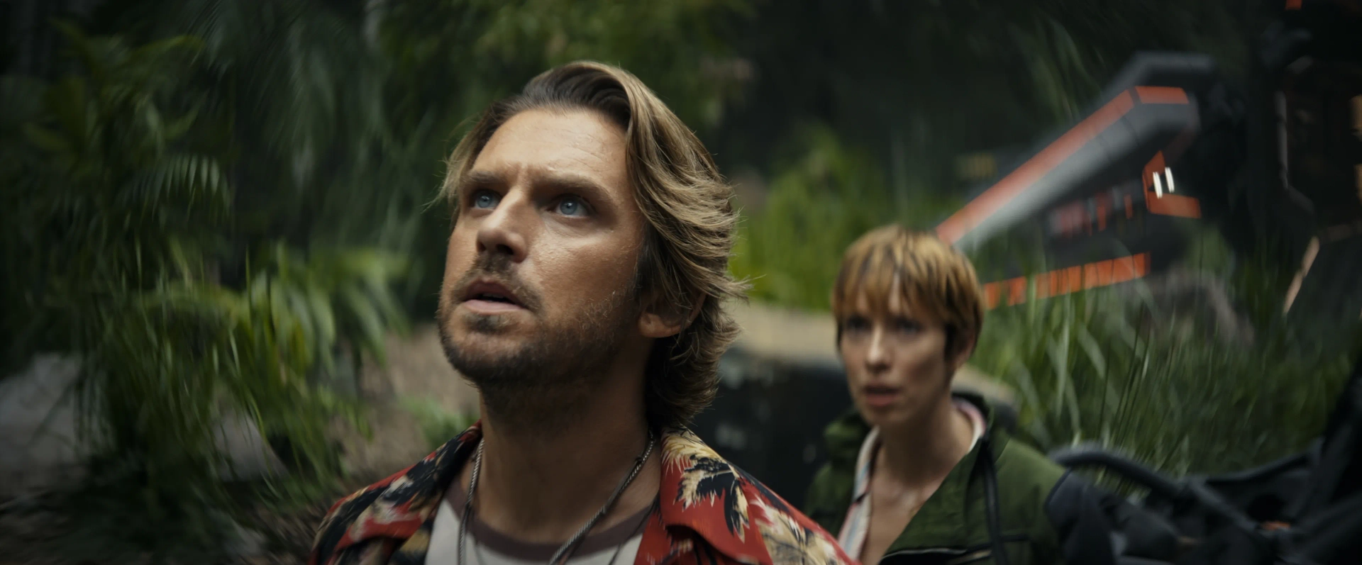 Rebecca Hall and Dan Stevens in Godzilla x Kong: The New Empire (2024)