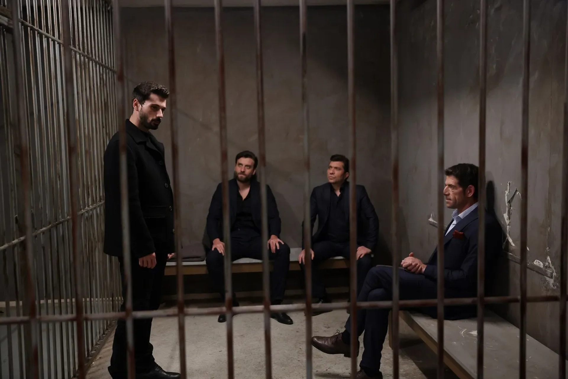 Cemal Hünal, Nezir Çinarli, Özgür Emre Yildirim, and Deniz Can Aktas in Boundless Love (2023)