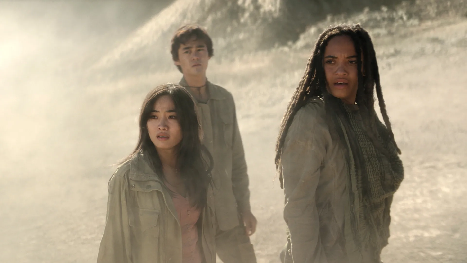 Ren Watabe, Anna Sawai, and Kiersey Clemons in Monarch: Legacy of Monsters (2023)