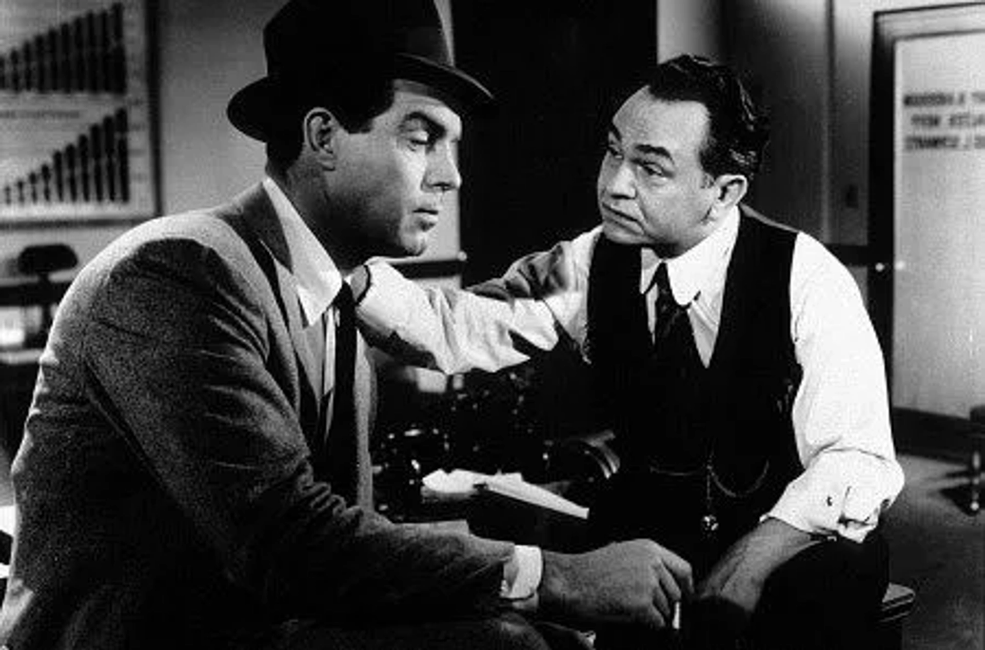 "Double Indemnity" Fred MacMurray, Edward G. Robinson 1944 Paramount / MPTV