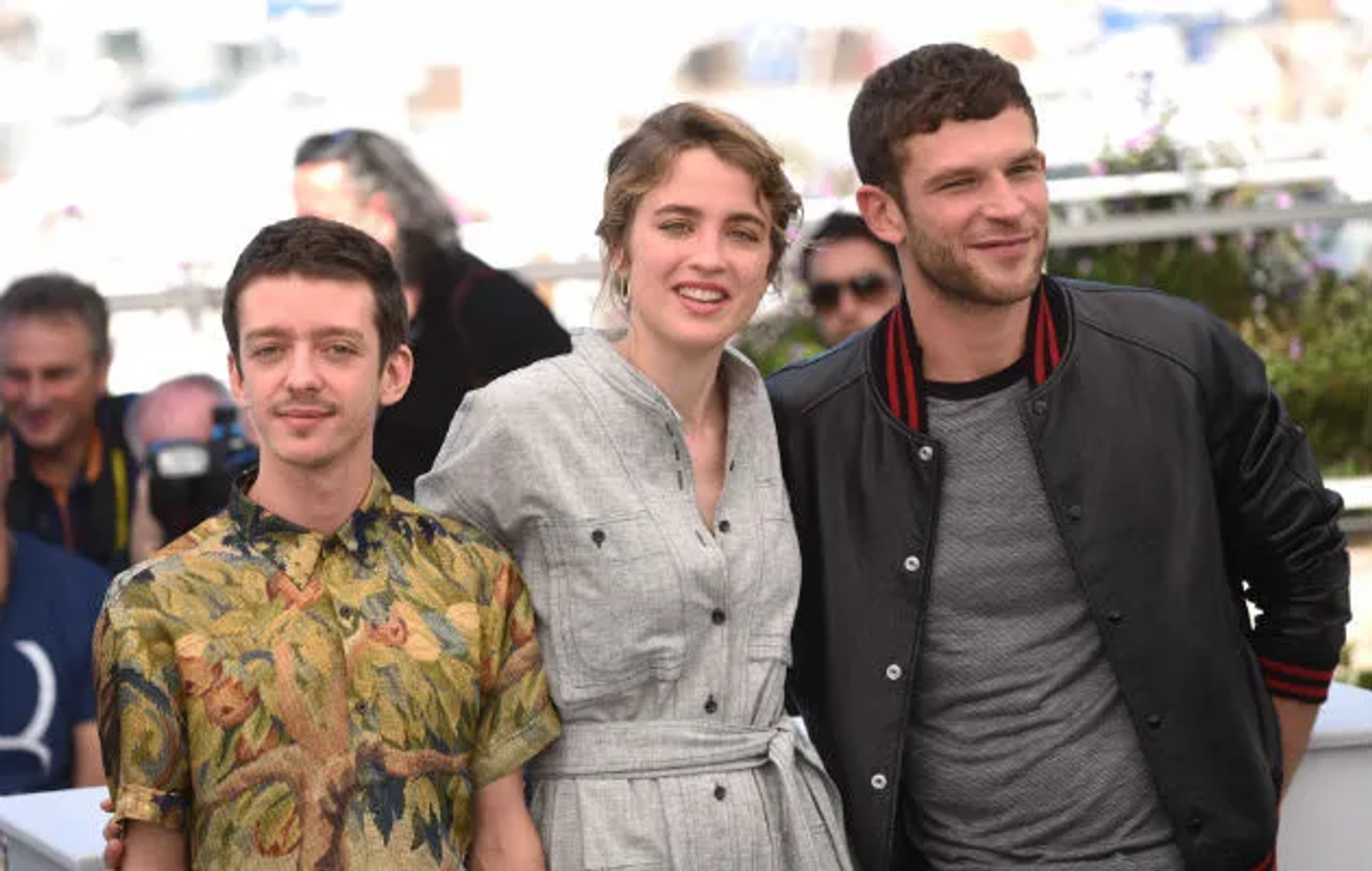 Adèle Haenel, Nahuel Pérez Biscayart, and Arnaud Valois at an event for 120 BPM (2017)