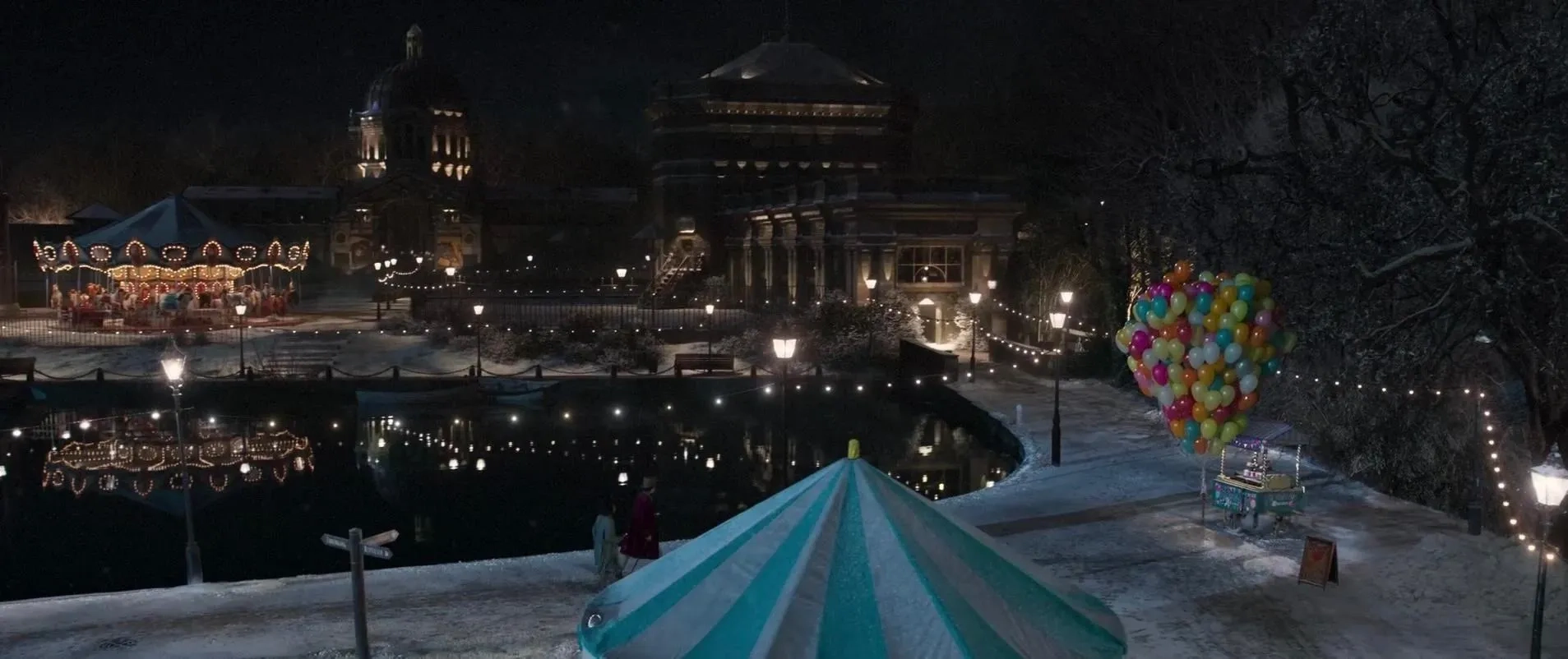 Timothée Chalamet and Calah Lane in Wonka (2023)