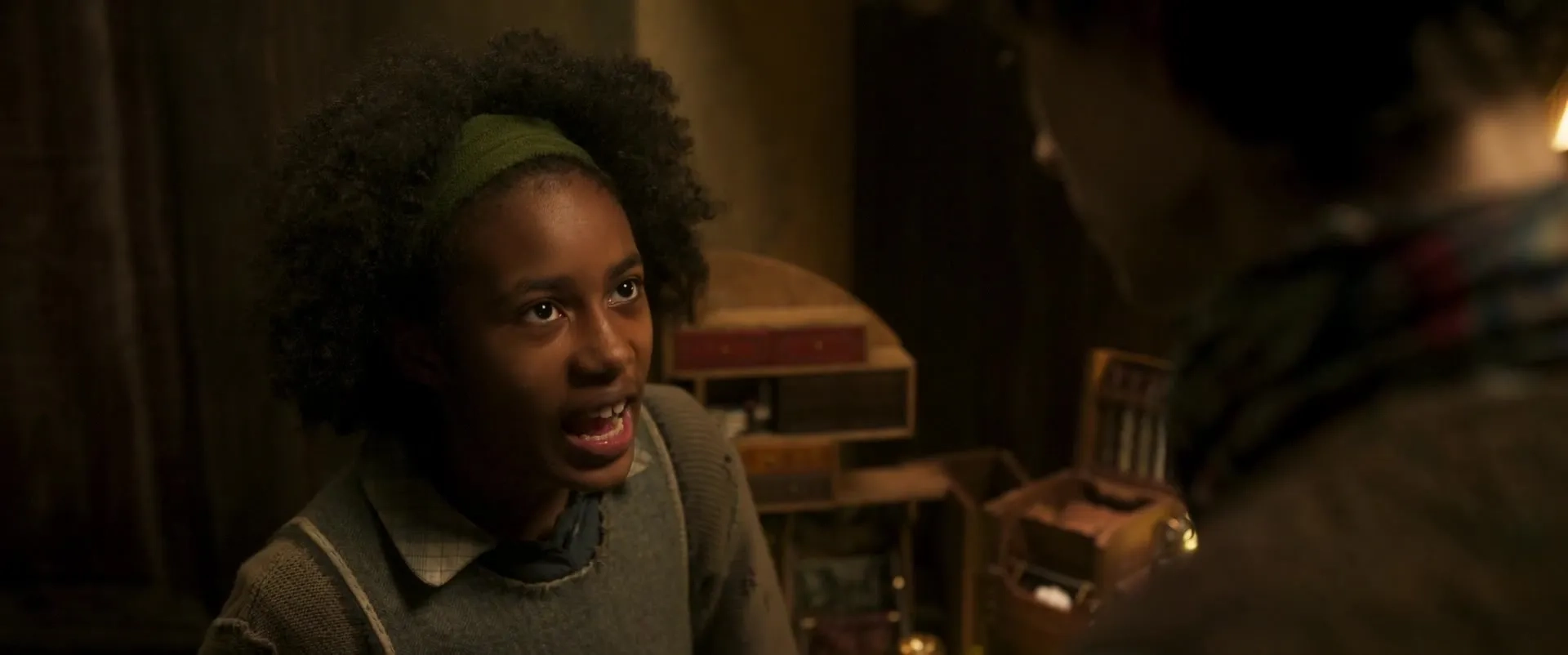 Timothée Chalamet and Calah Lane in Wonka (2023)