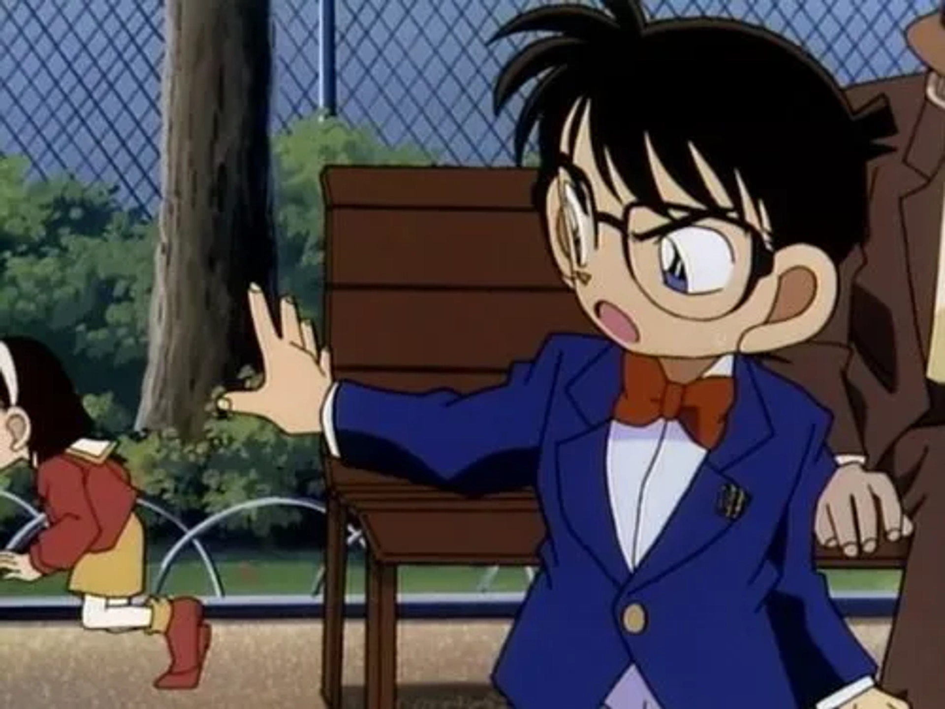 Minami Takayama, Hoang Son, and Alison Viktorin in Detective Conan (1996)