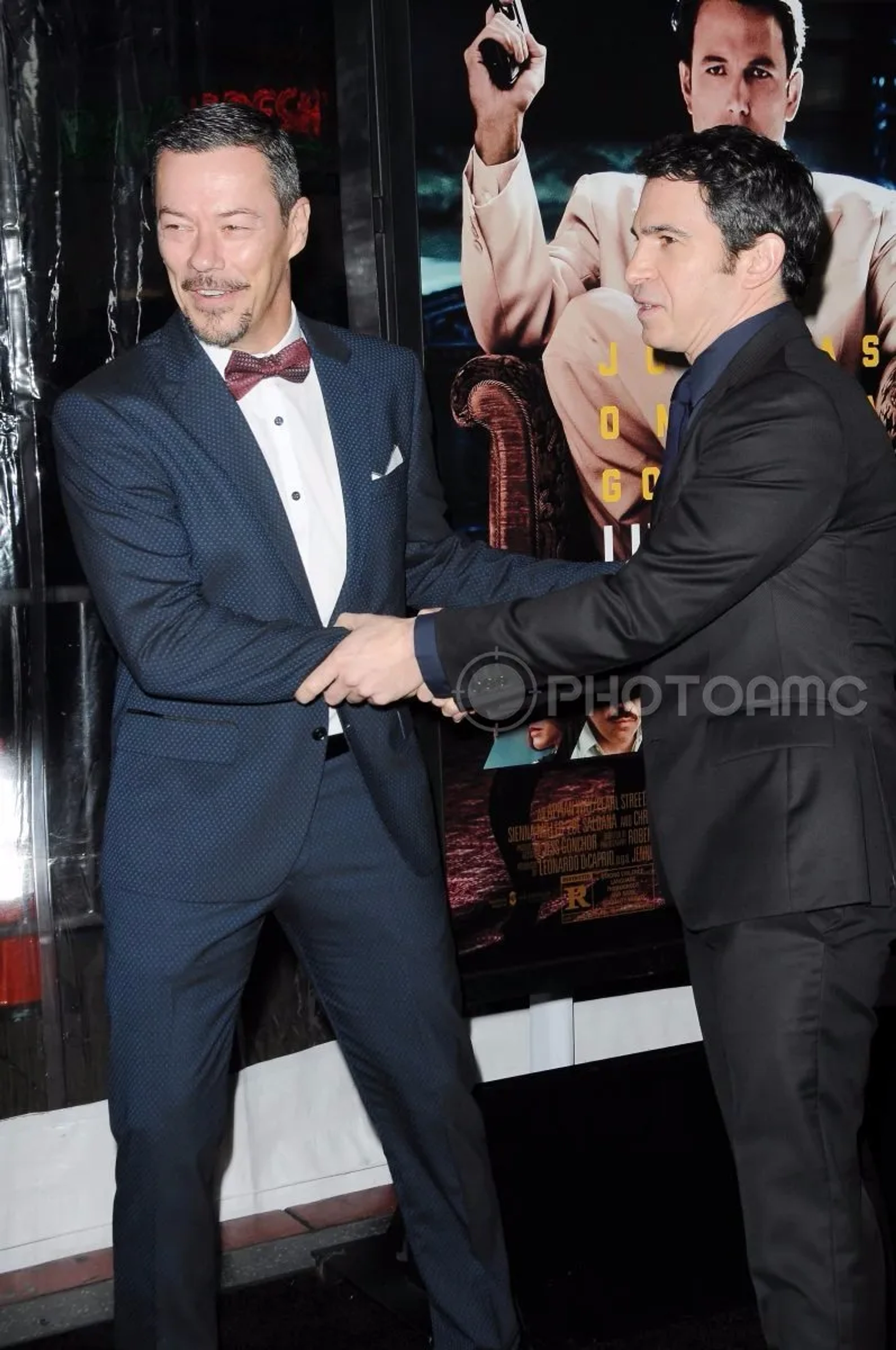 What kind of dance was that? Waltz? Samba? Salsa or Tango? Chris Messina at the premiere of Live by Night. 01/09/17