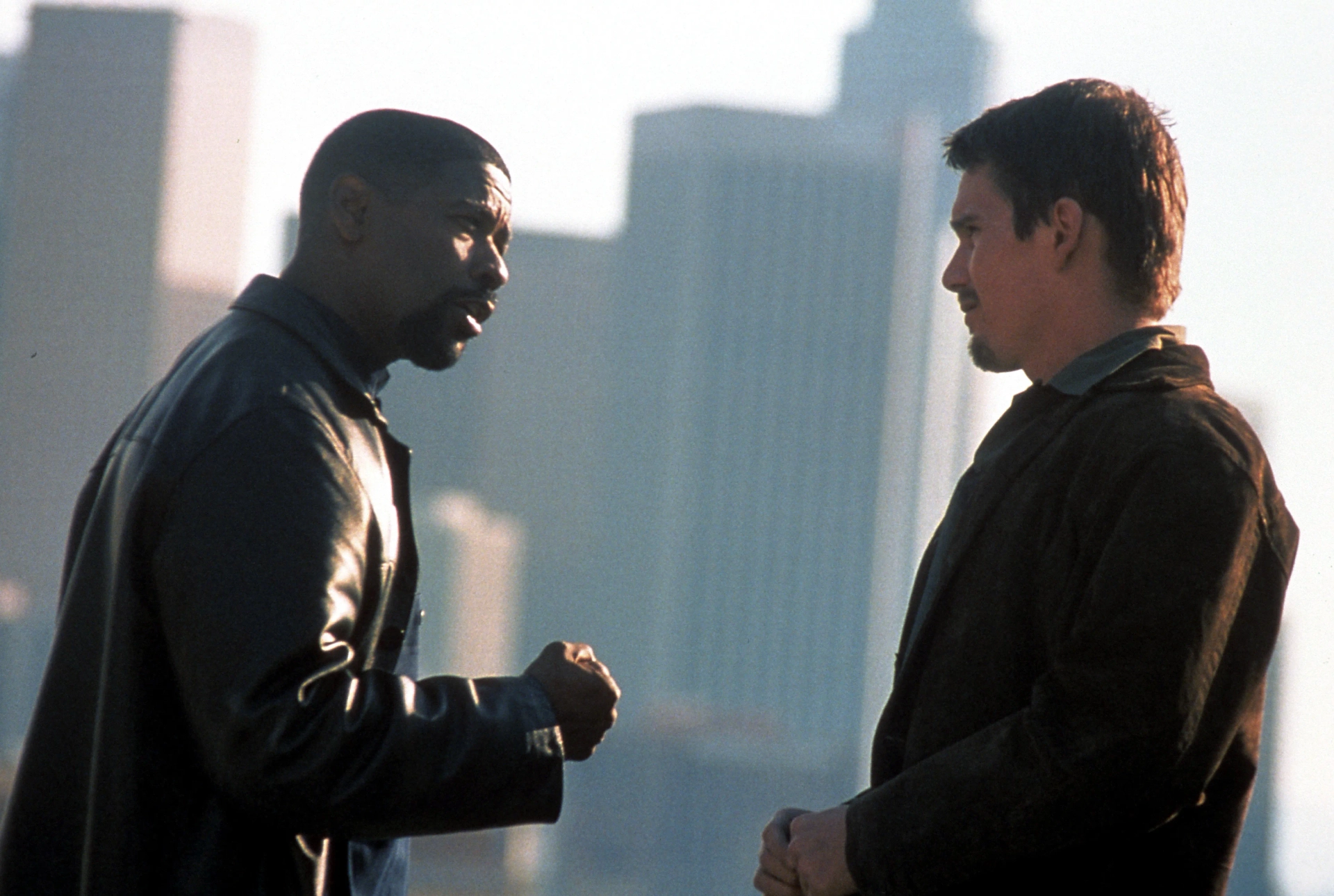 Ethan Hawke and Denzel Washington in Training Day (2001)