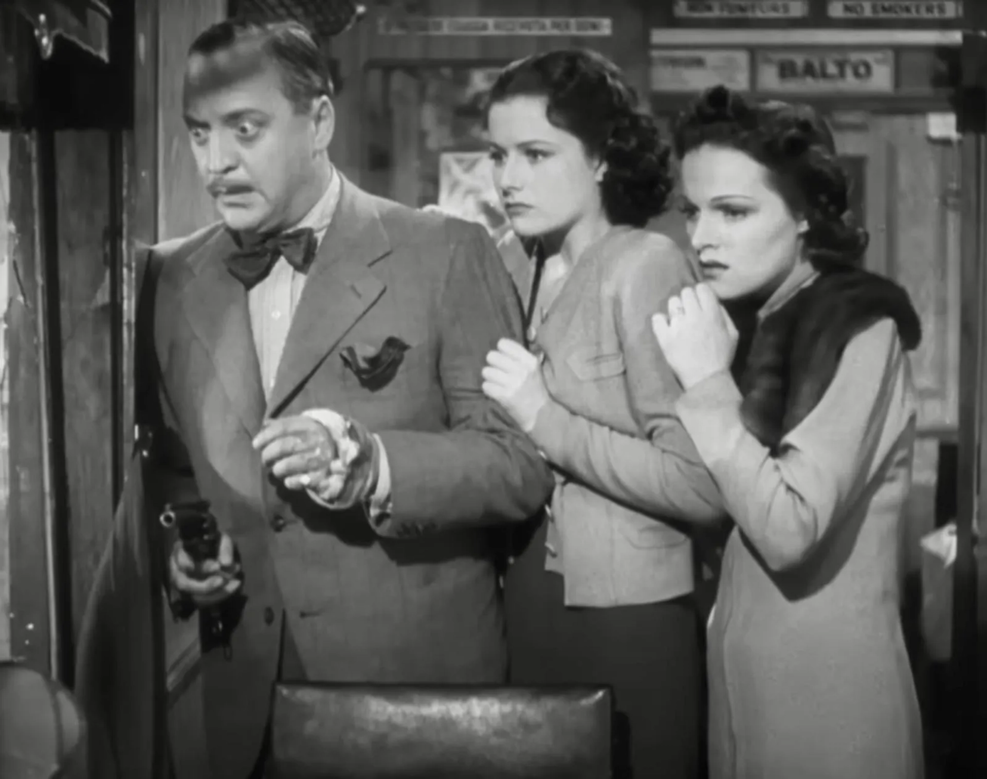 Margaret Lockwood, Basil Radford, and Linden Travers in The Lady Vanishes (1938)