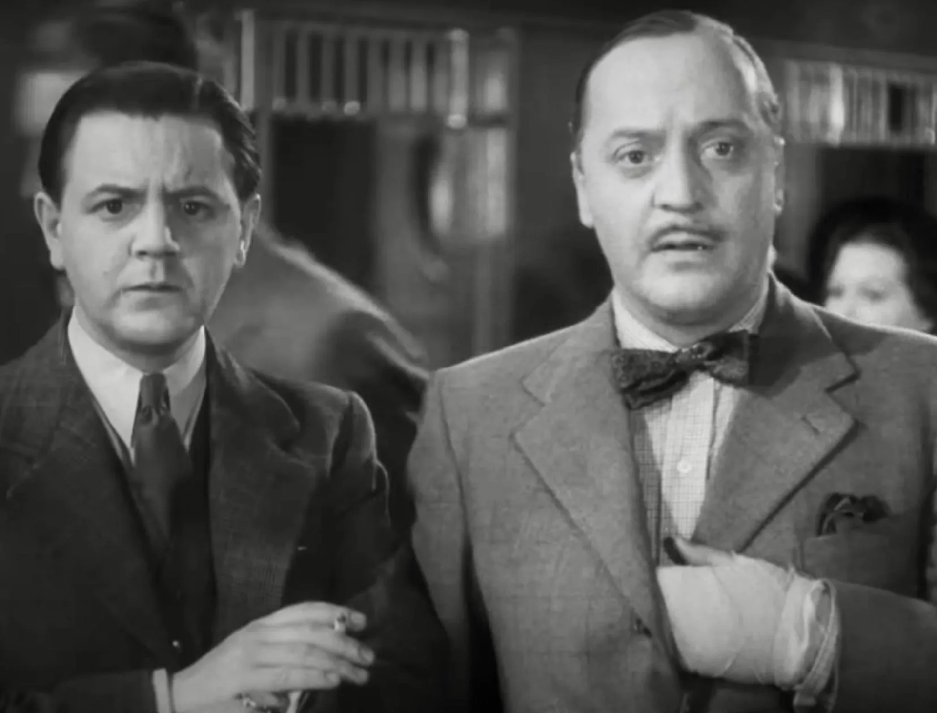 Basil Radford and Naunton Wayne in The Lady Vanishes (1938)