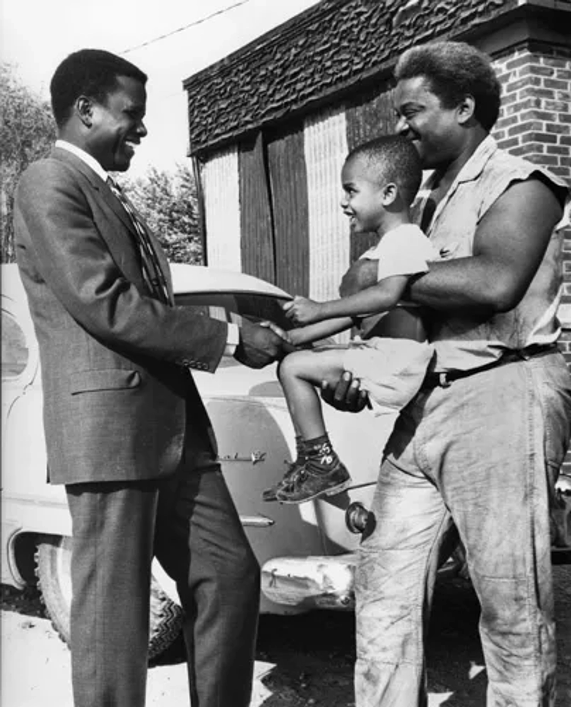 Sidney Poitier and Khalil Bezaleel in In the Heat of the Night (1967)