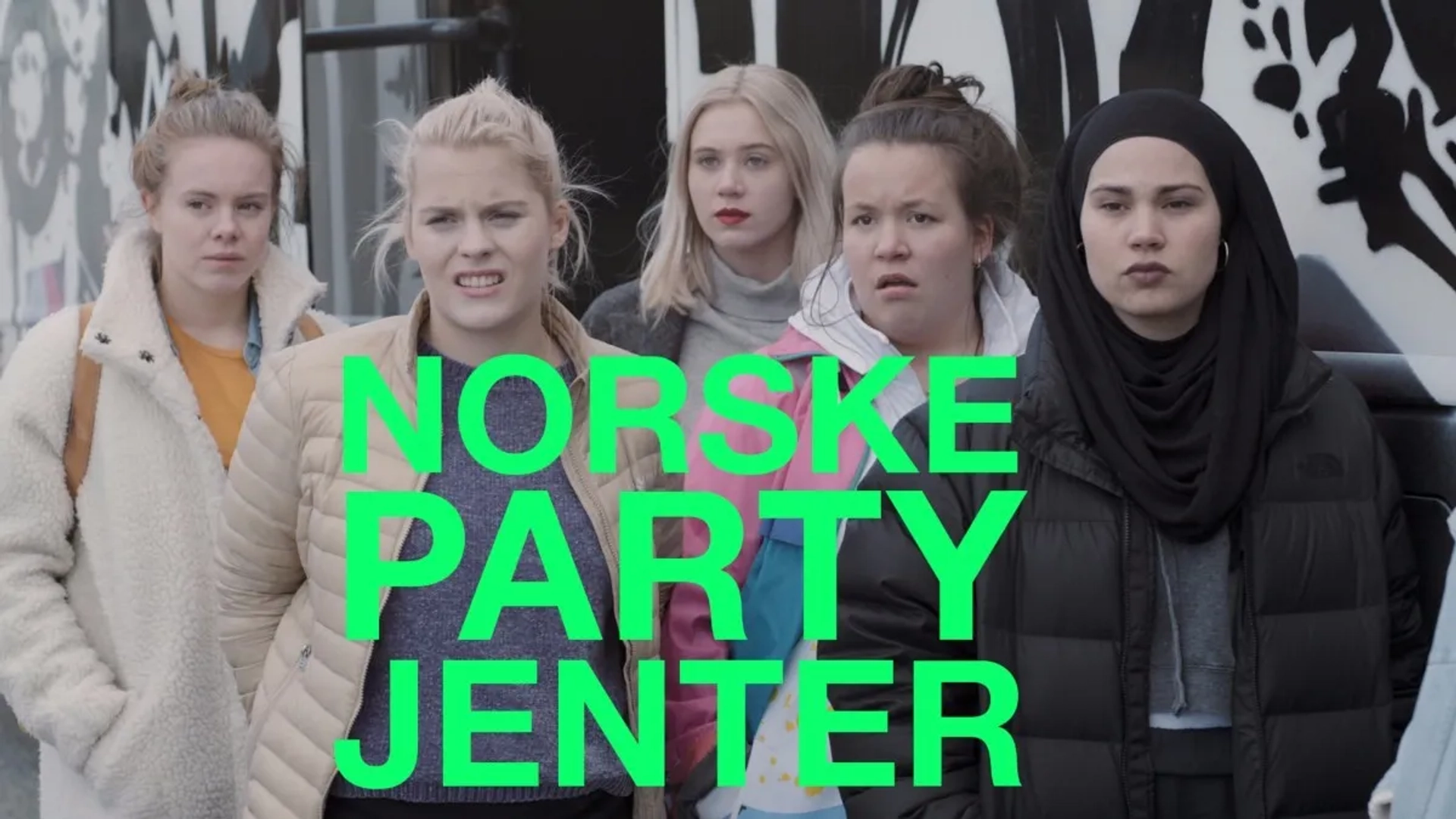 Ina Svenningdal, Josefine Frida Pettersen, Ulrikke Falch, Lisa Teige, and Iman Meskini in Skam (2015)