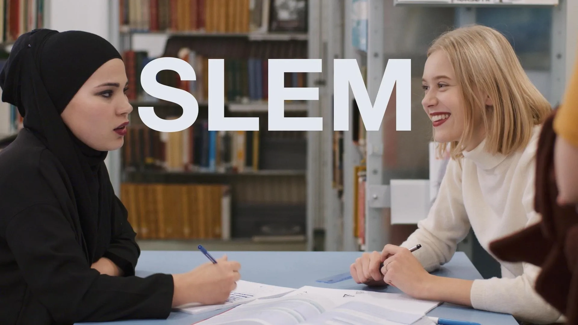 Josefine Frida Pettersen and Iman Meskini in Skam (2015)