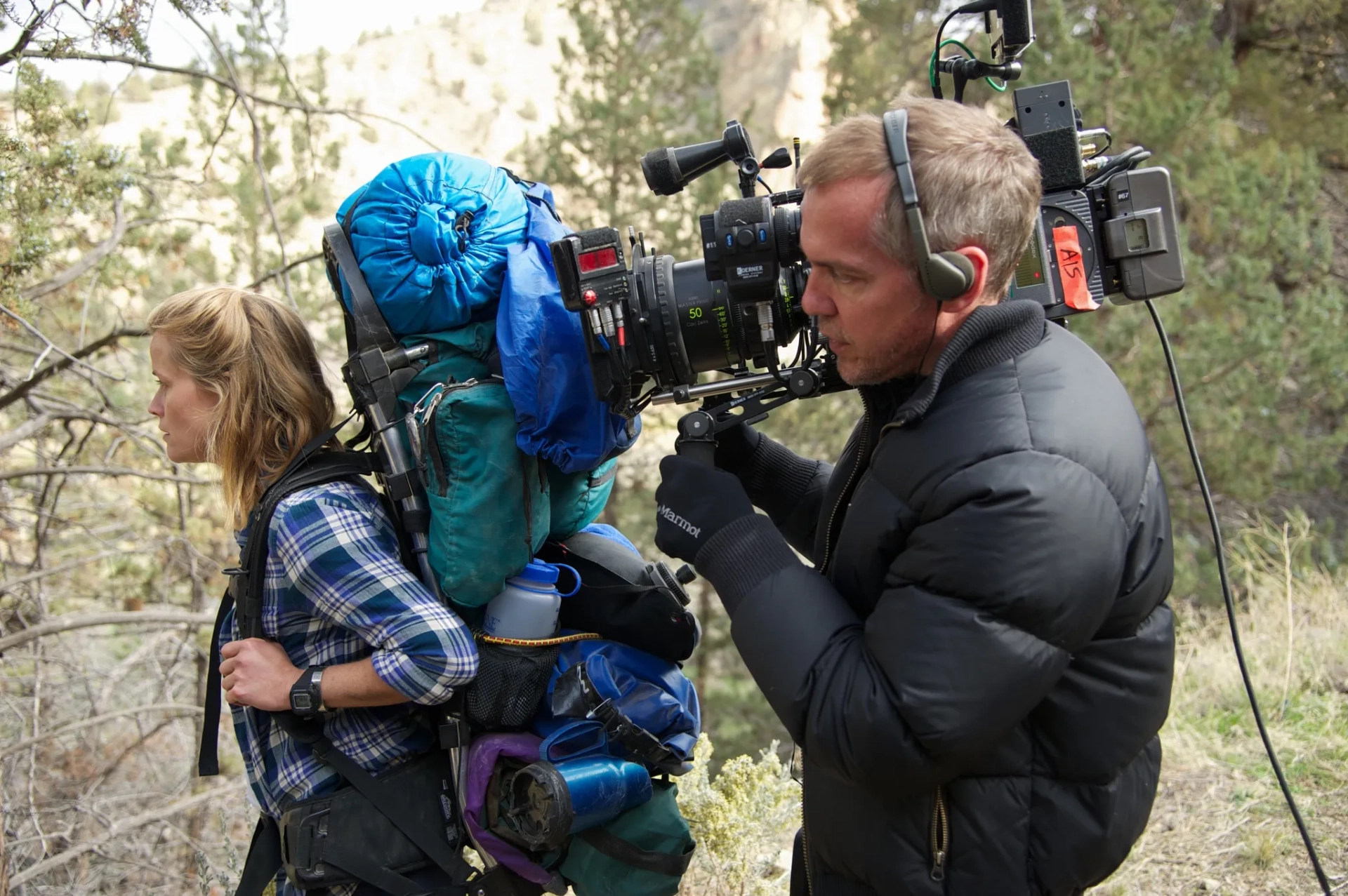 Reese Witherspoon and Jean-Marc Vallée in Wild (2014)