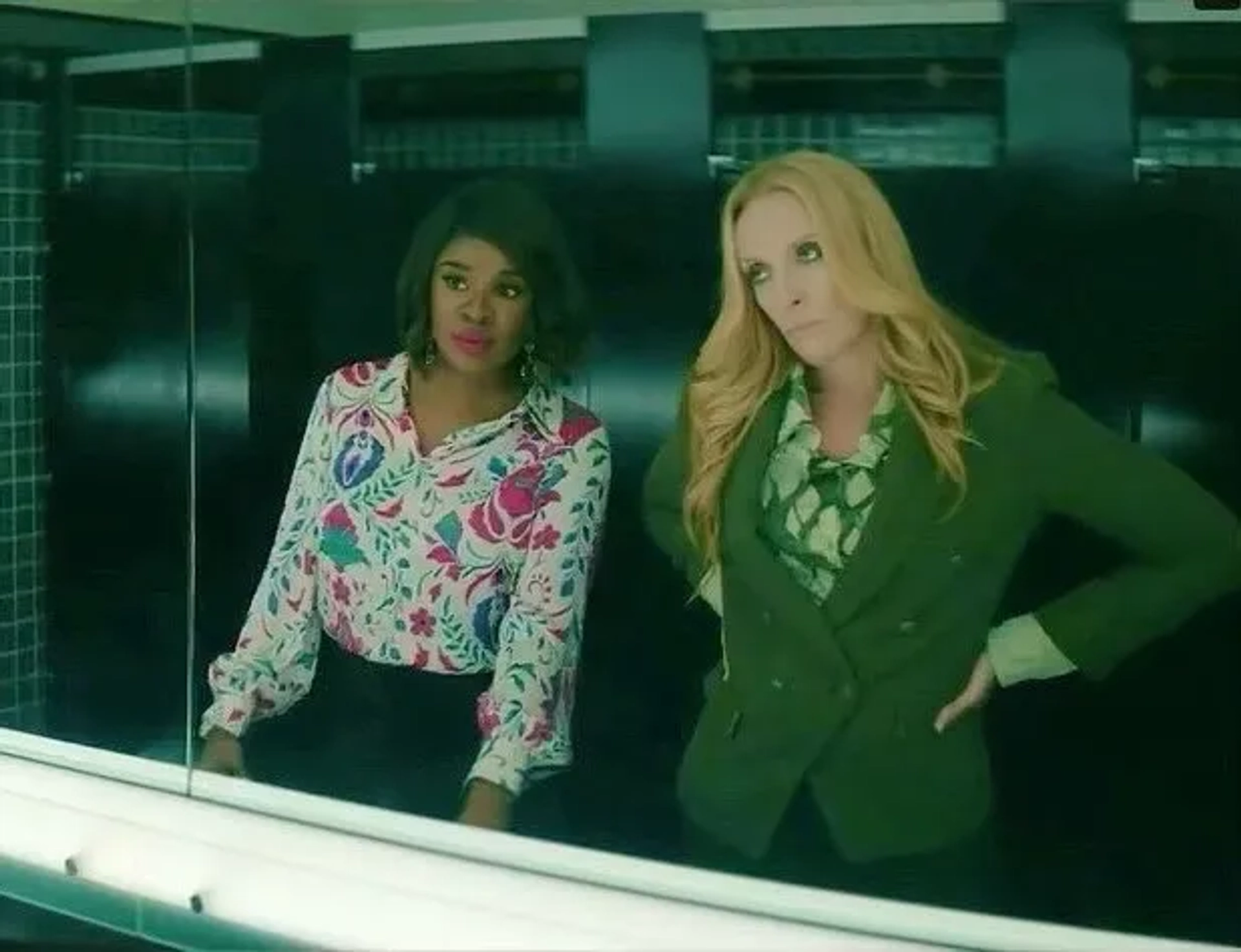 Edwina Findley and Toni Collette in The Power (2023)