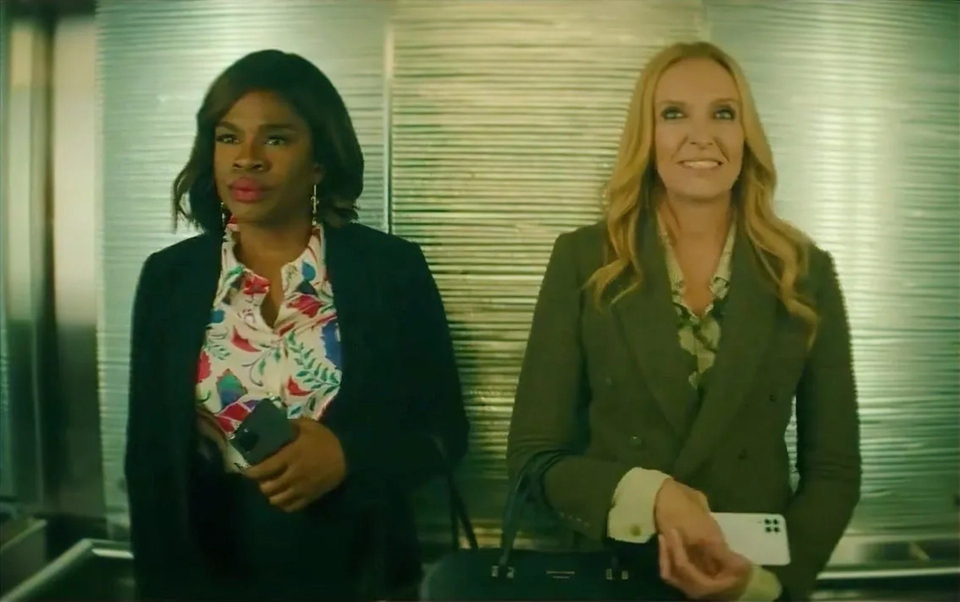 Edwina Findley and Toni Collette in The Power (2023)