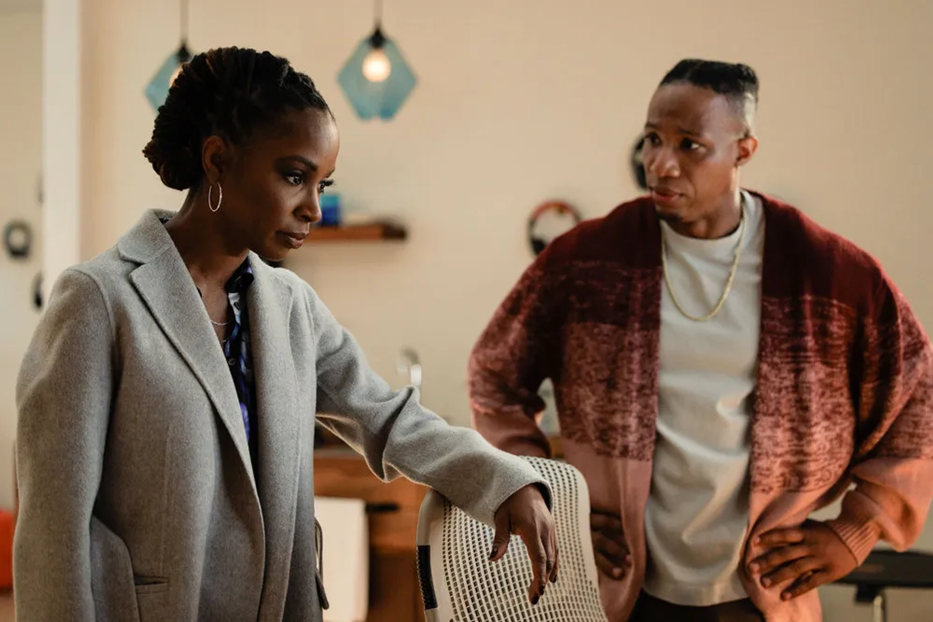 Arlen Escarpeta and Shanola Hampton in Found: Missing While Interracial (2023)