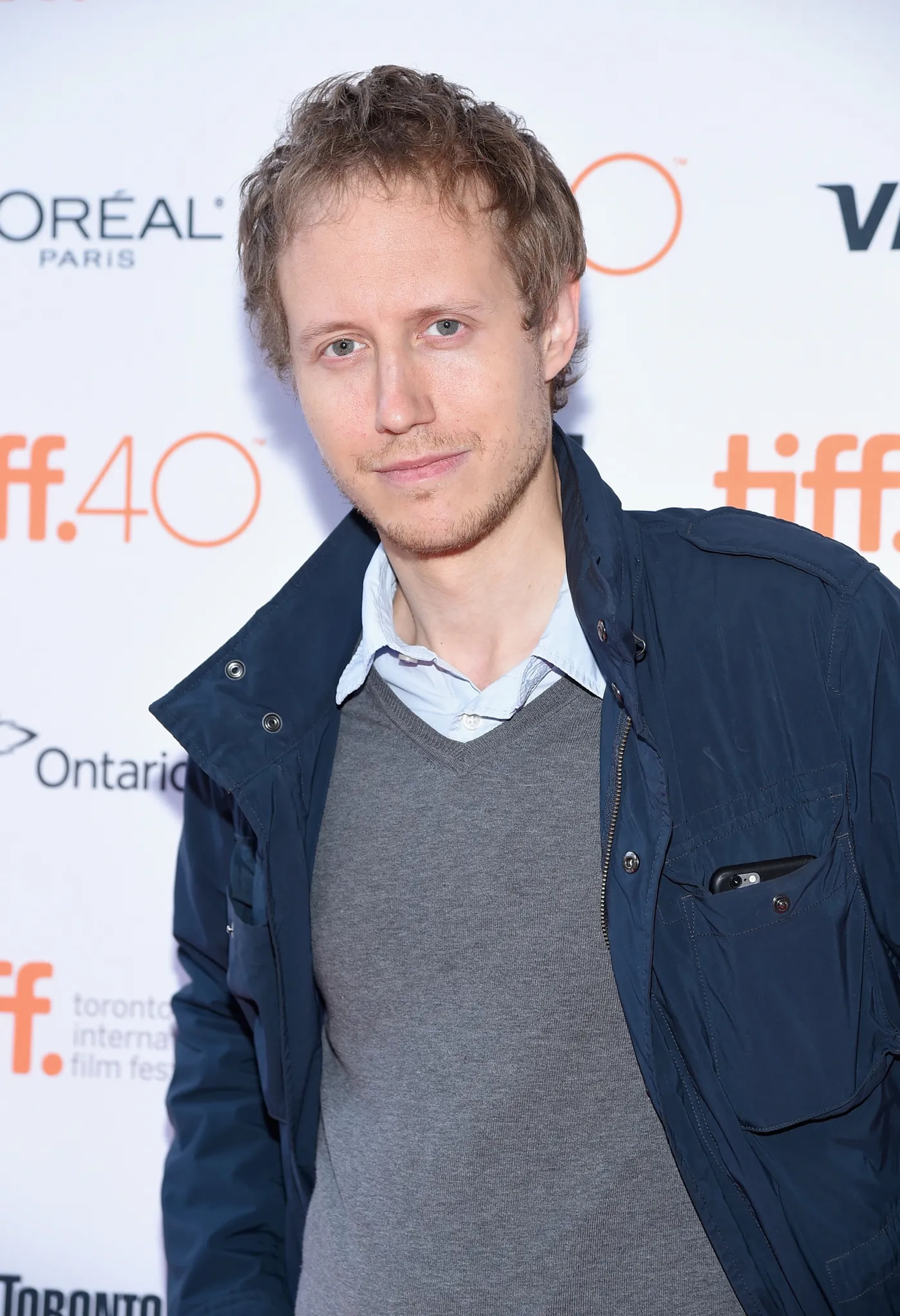 László Nemes at an event for Son of Saul (2015)