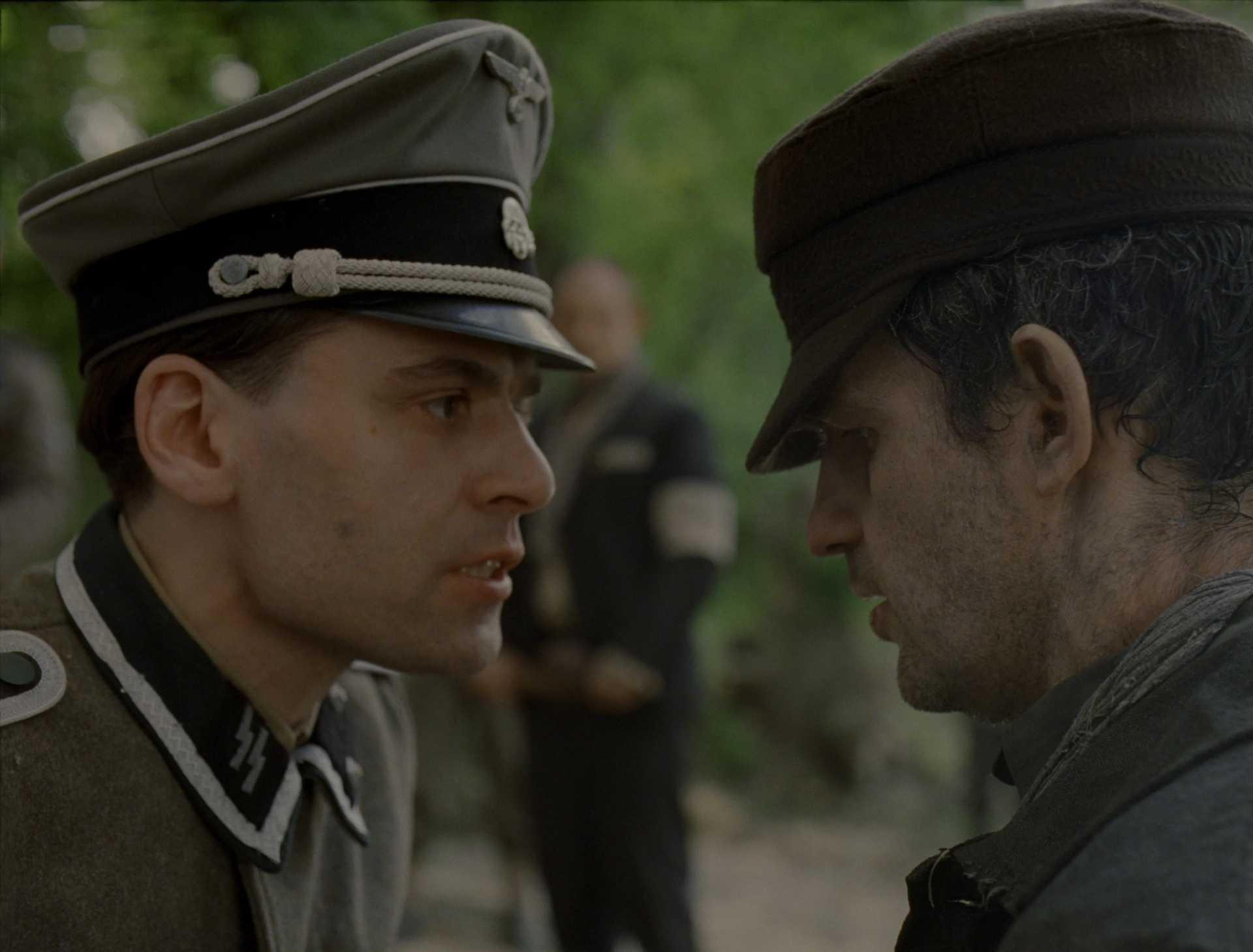 Géza Röhrig and Christian Harting in Son of Saul (2015)