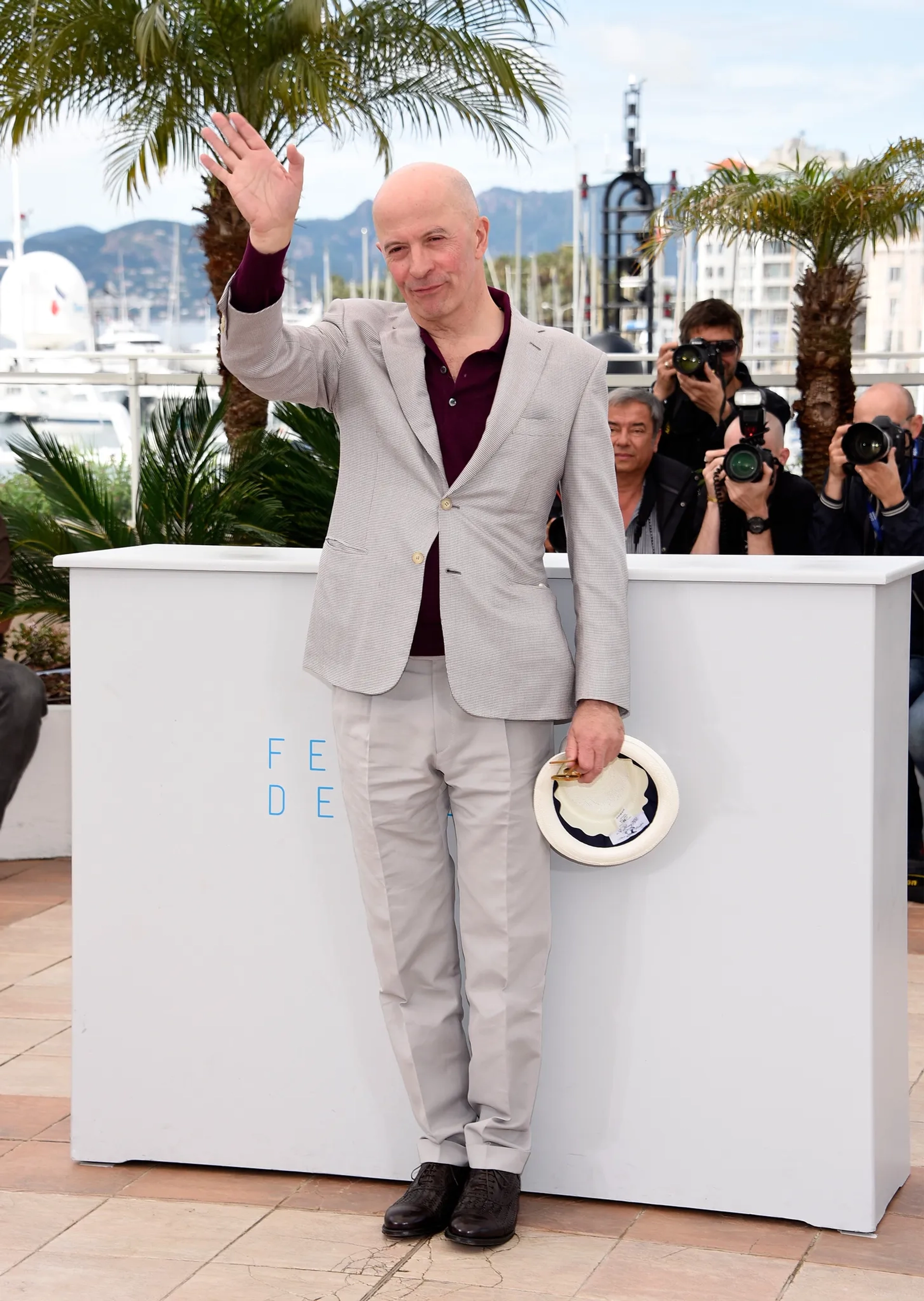 Jacques Audiard at an event for Dheepan (2015)