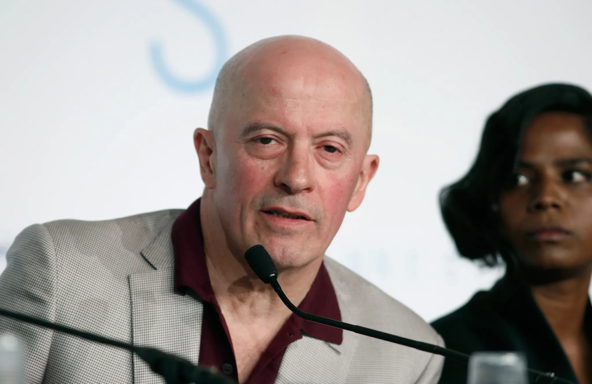 Jacques Audiard at an event for Dheepan (2015)