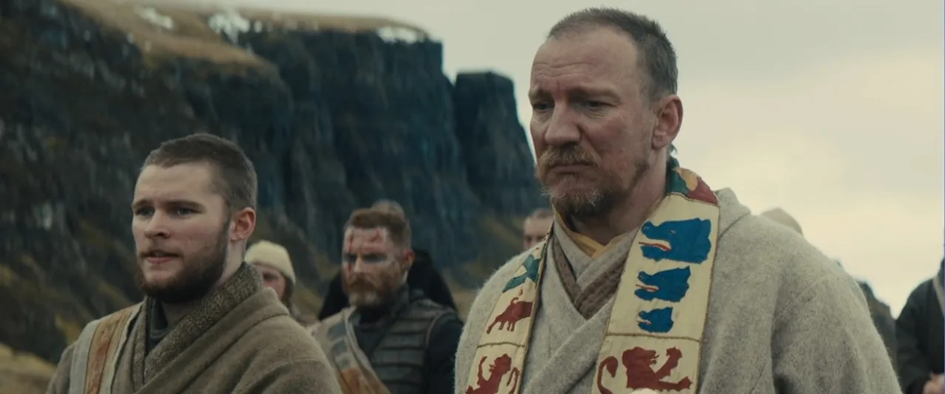 David Thewlis, Sean Harris, and Jack Reynor in Macbeth (2015)