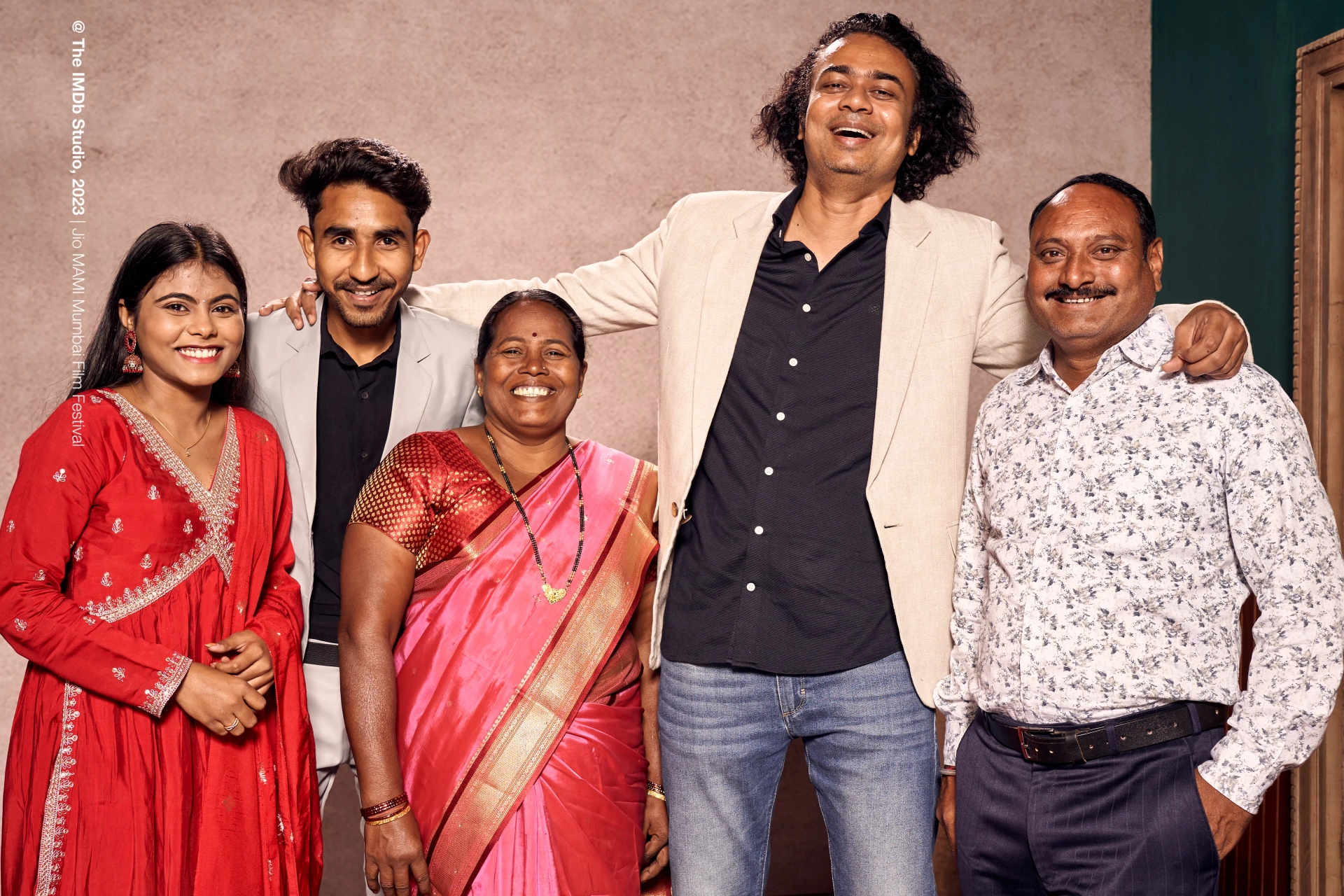 Nandini Chikte, Taranath Khiratkar, Sangita Sonekar, Suyog Dhawas, and Jayant Digambar Somalkar at an event for A Match (2023)