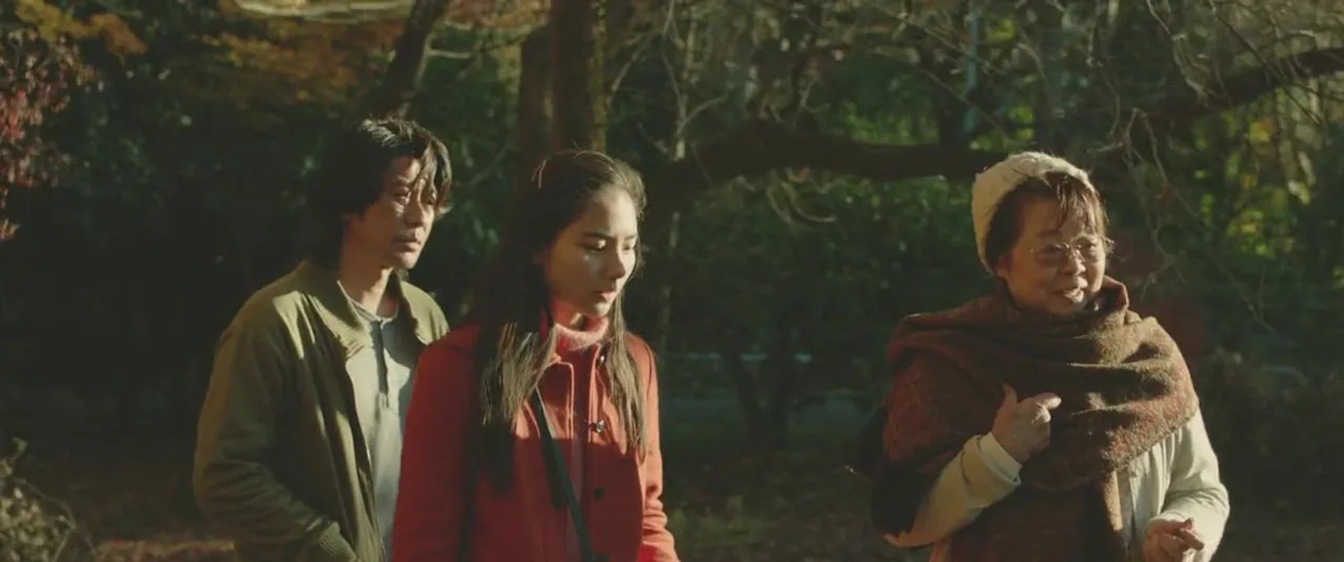 Etsuko Ichihara, Masatoshi Nagase, and Kyara Uchida in Sweet Bean (2015)