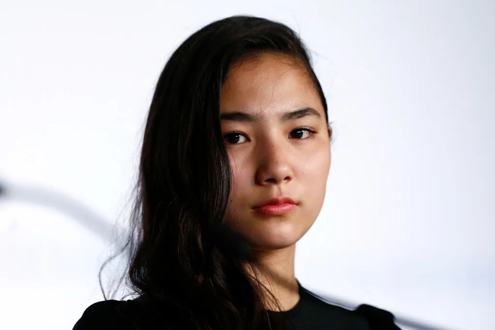 Kyara Uchida at an event for Sweet Bean (2015)