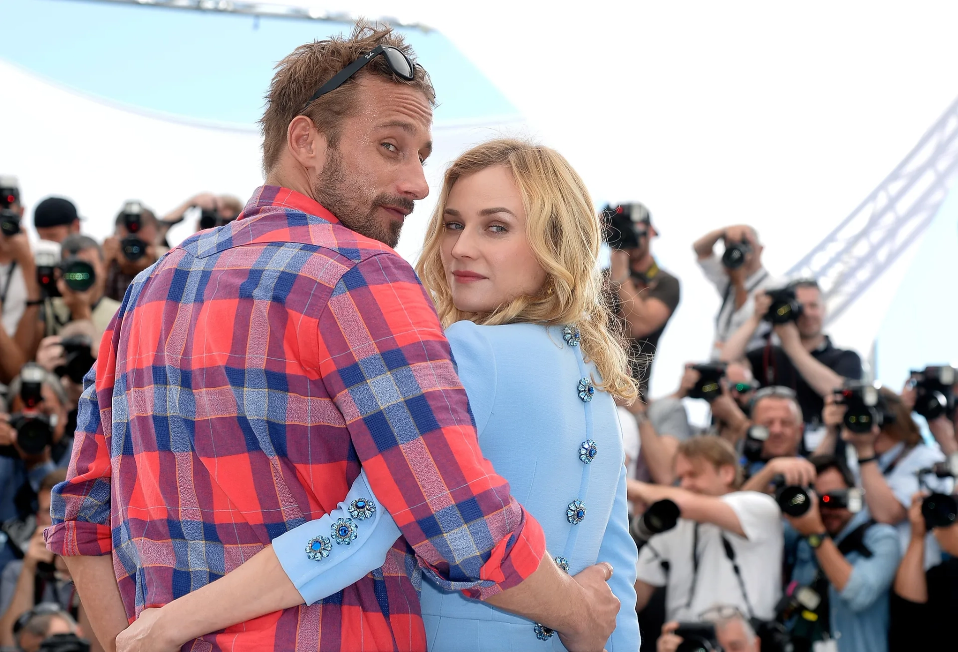Matthias Schoenaerts and Diane Kruger at an event for Disorder (2015)