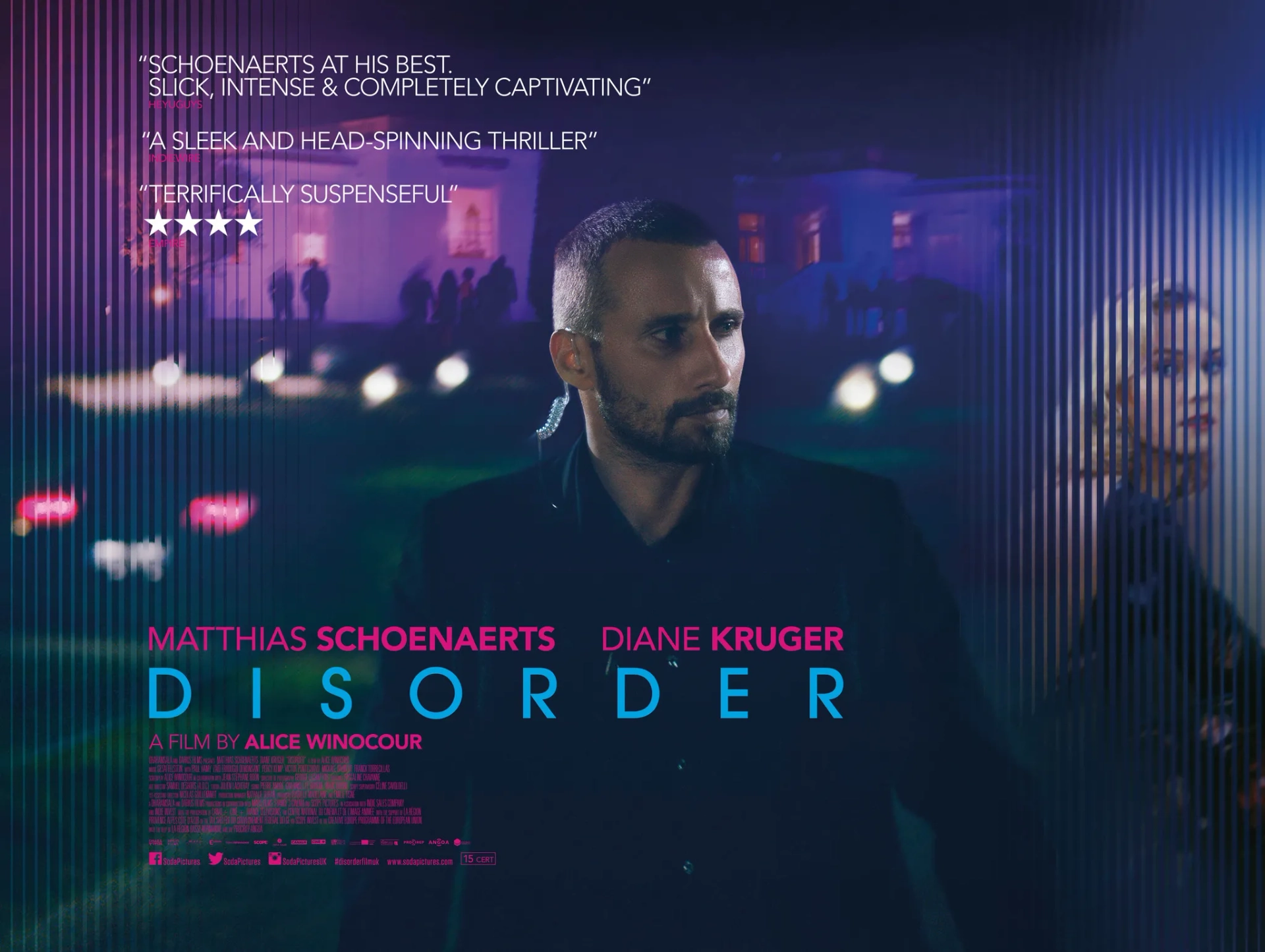 Matthias Schoenaerts and Diane Kruger in Disorder (2015)