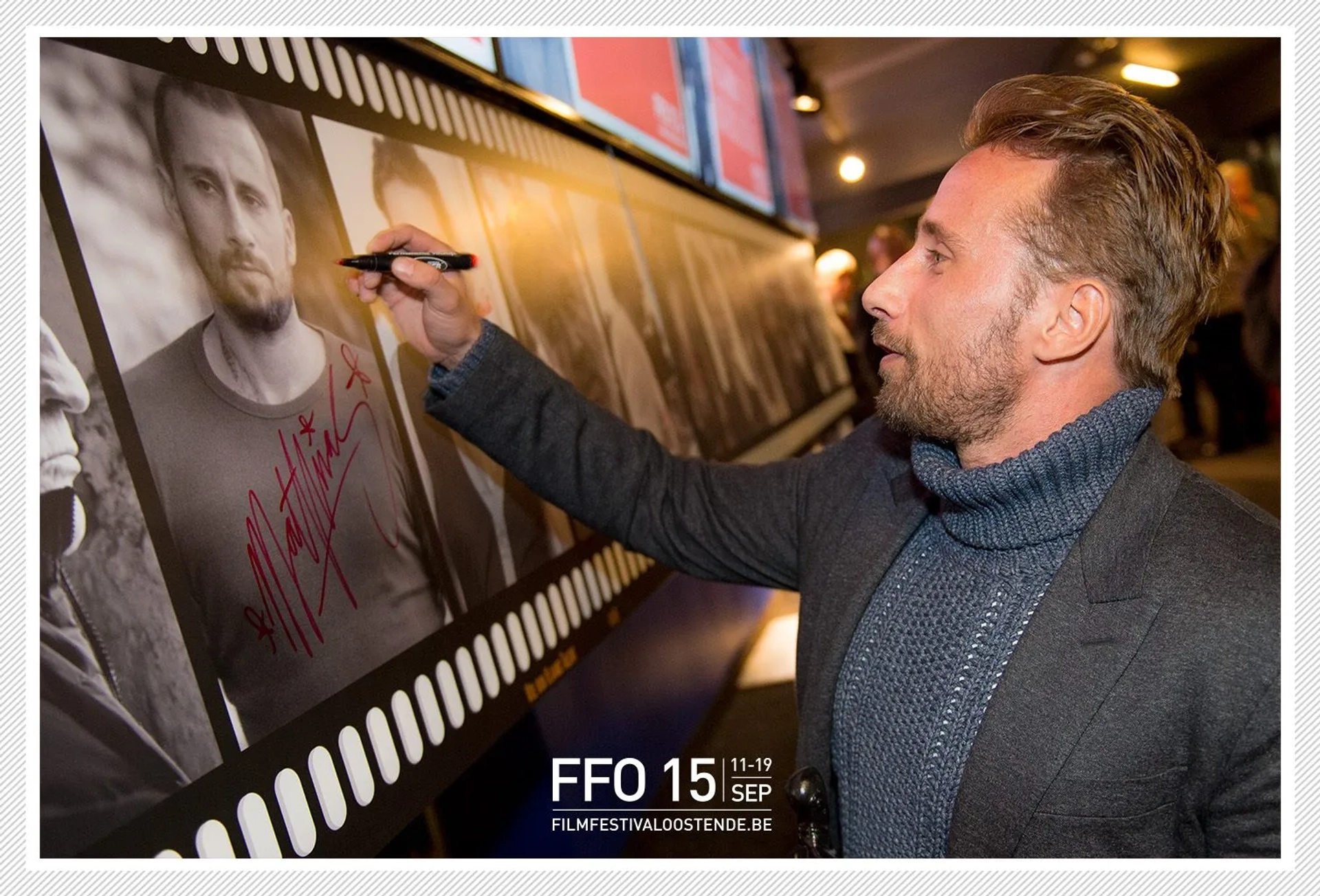 Matthias Schoenaerts at an event for Disorder (2015)